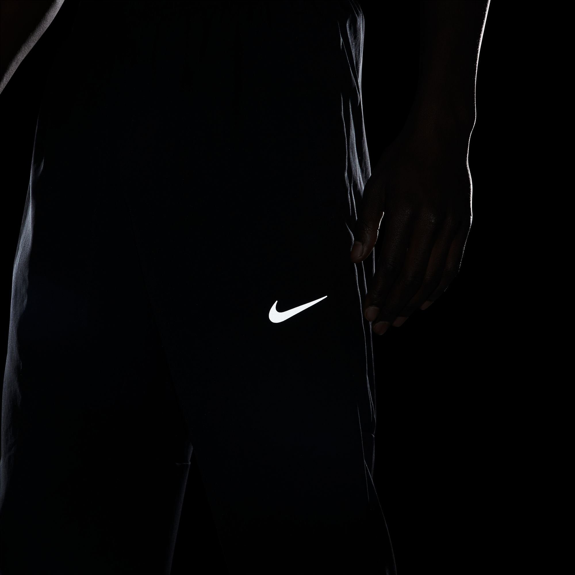 PANTS RUNNING CHALLENGER Laufhose DRI-FIT SILV WOVEN MEN'S Nike BLACK/REFLECTIVE