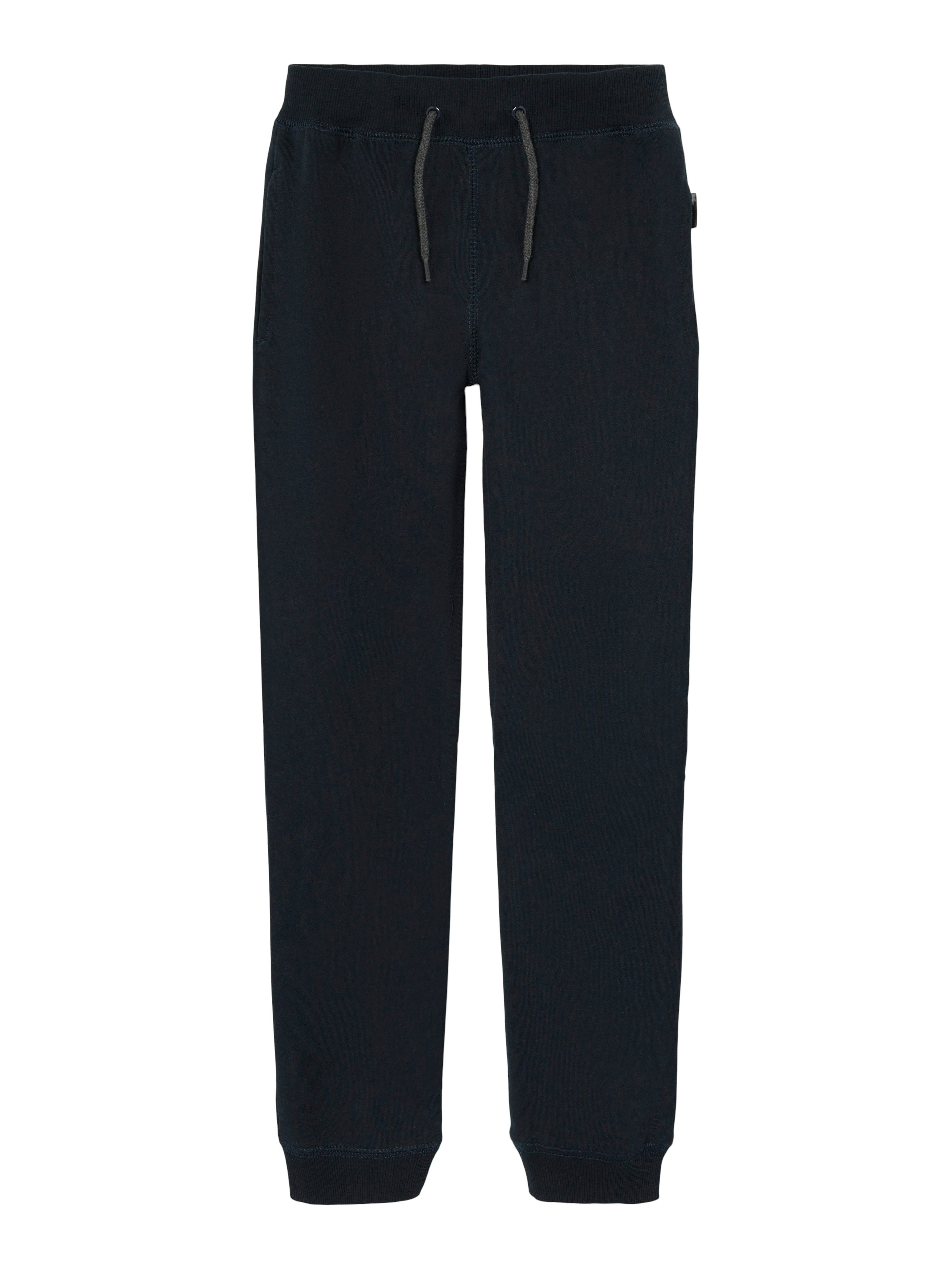 Name It Sweathose NKMSWEAT – Jogger mit verstellbarem Bund und Rippbündchen unifarben, casual, regular fit, angeraute Sweatware – Bild 4 von 5