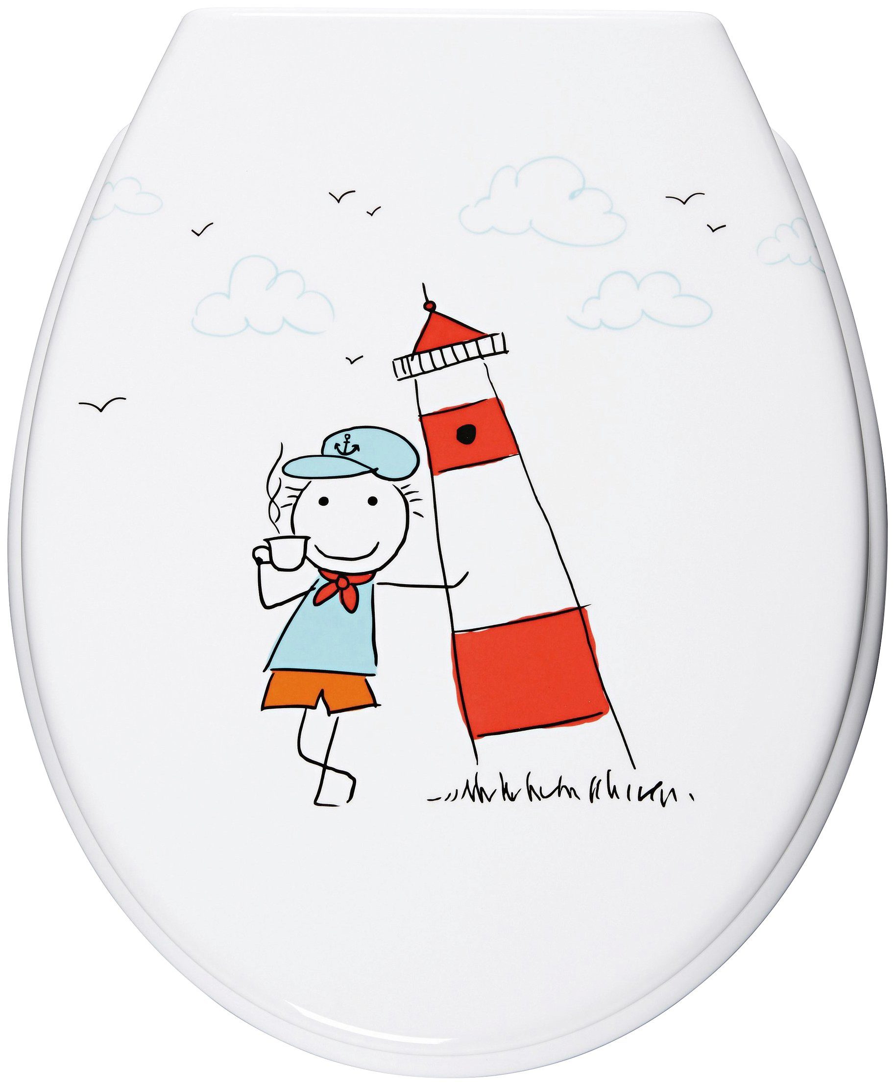 ADOB WC-Sitz Leuchturm, Absenkautomatik, zur Reinigung abnehmbar günstig online kaufen