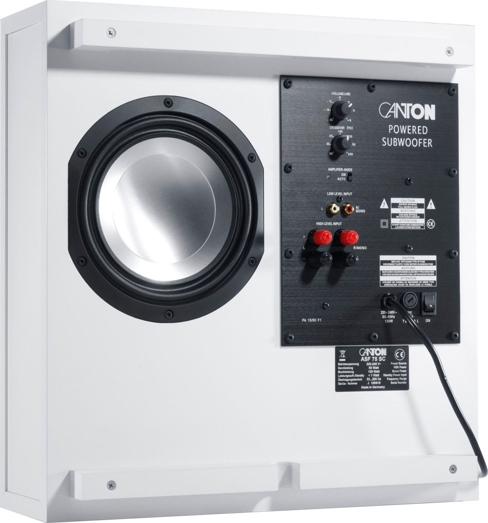 CANTON ASF 75 SC Subwoofer (120 W)