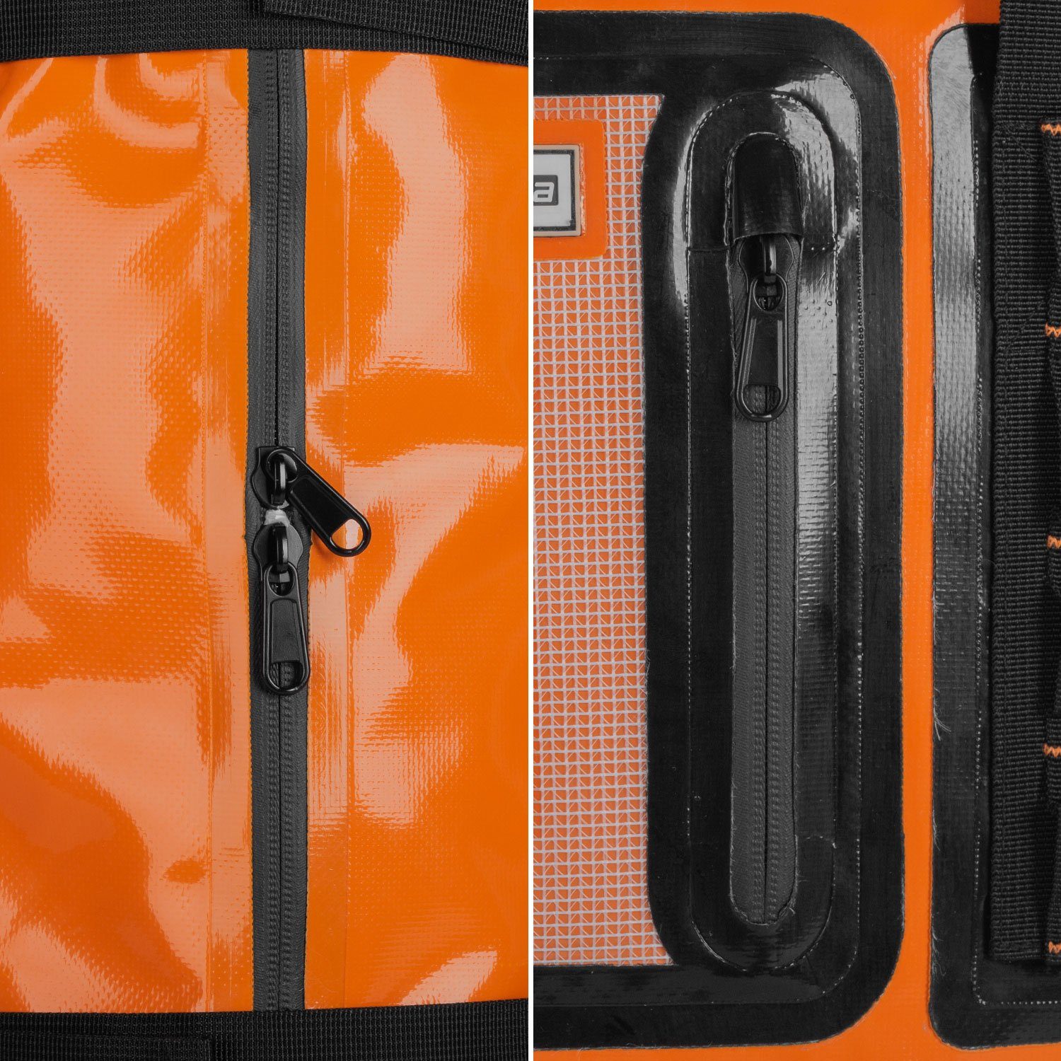 Reisetasche Tarpaulin anndora Packsack wasserdicht Orange) Sporttasche Liter, (40