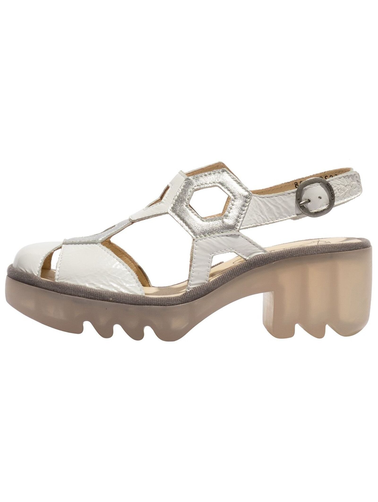 Fly London Fly London Sandalen Nappaleder High-Heel-Sandalette
