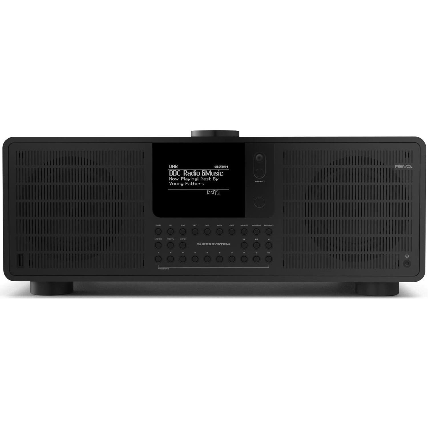 schwarz-Shadow Stereoradio Revo LAN Internet-/DAB+ (DAB) connect Digitalradio Edition SuperSystem WLAN Spotify