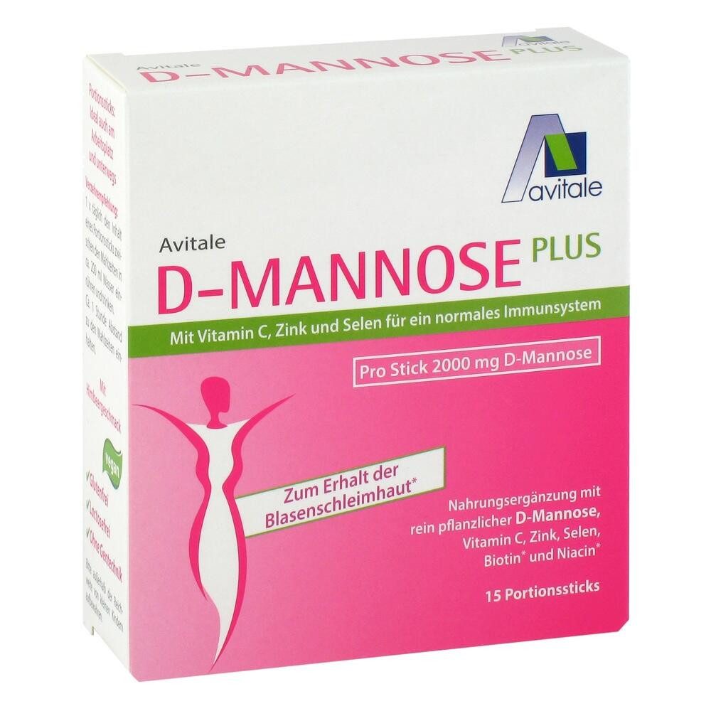 Avitale GmbH D-MANNOSE PLUS 2000 mg Sticks m.Vit.u.Mineralstof. Sticks, 37.05 g