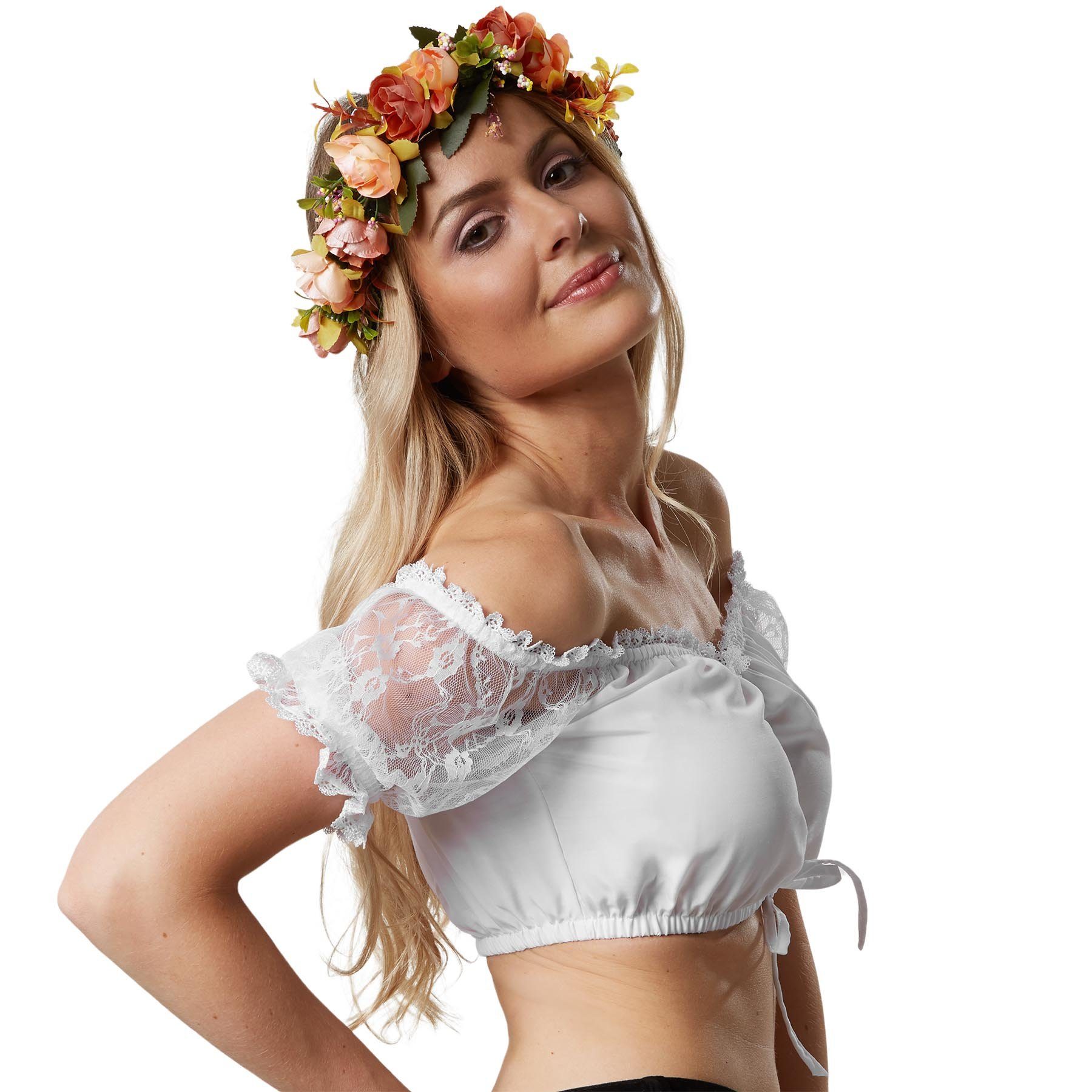 dressforfun Trachtenbluse Dirndlbluse Lore