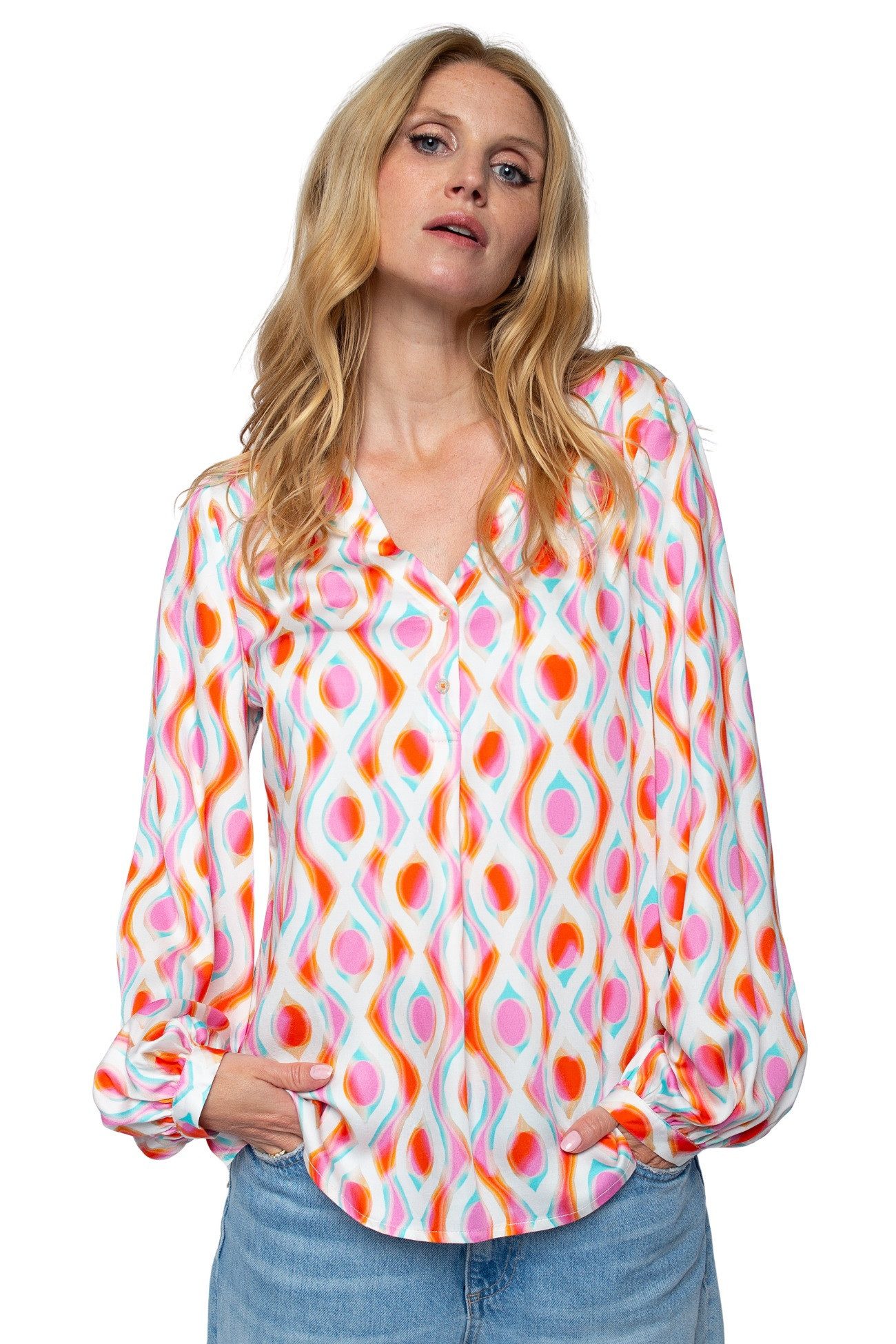 Emily Van Den Bergh Schlupfbluse Damenbluse 8506-084 günstig online kaufen