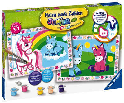 Ravensburger Malen nach Zahlen Malen nach Zahlen Junior Zauberhafte Einhörner 28510