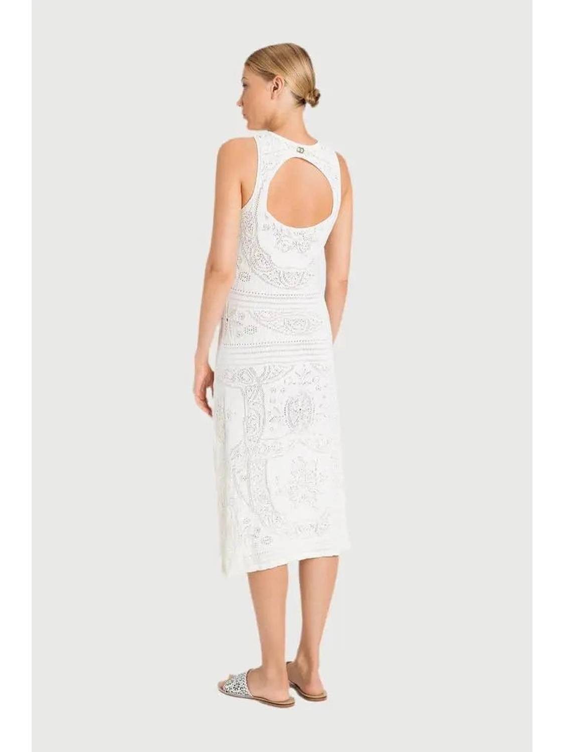 TWINSET Midikleid Figurbetontes Midi-Strickkleid