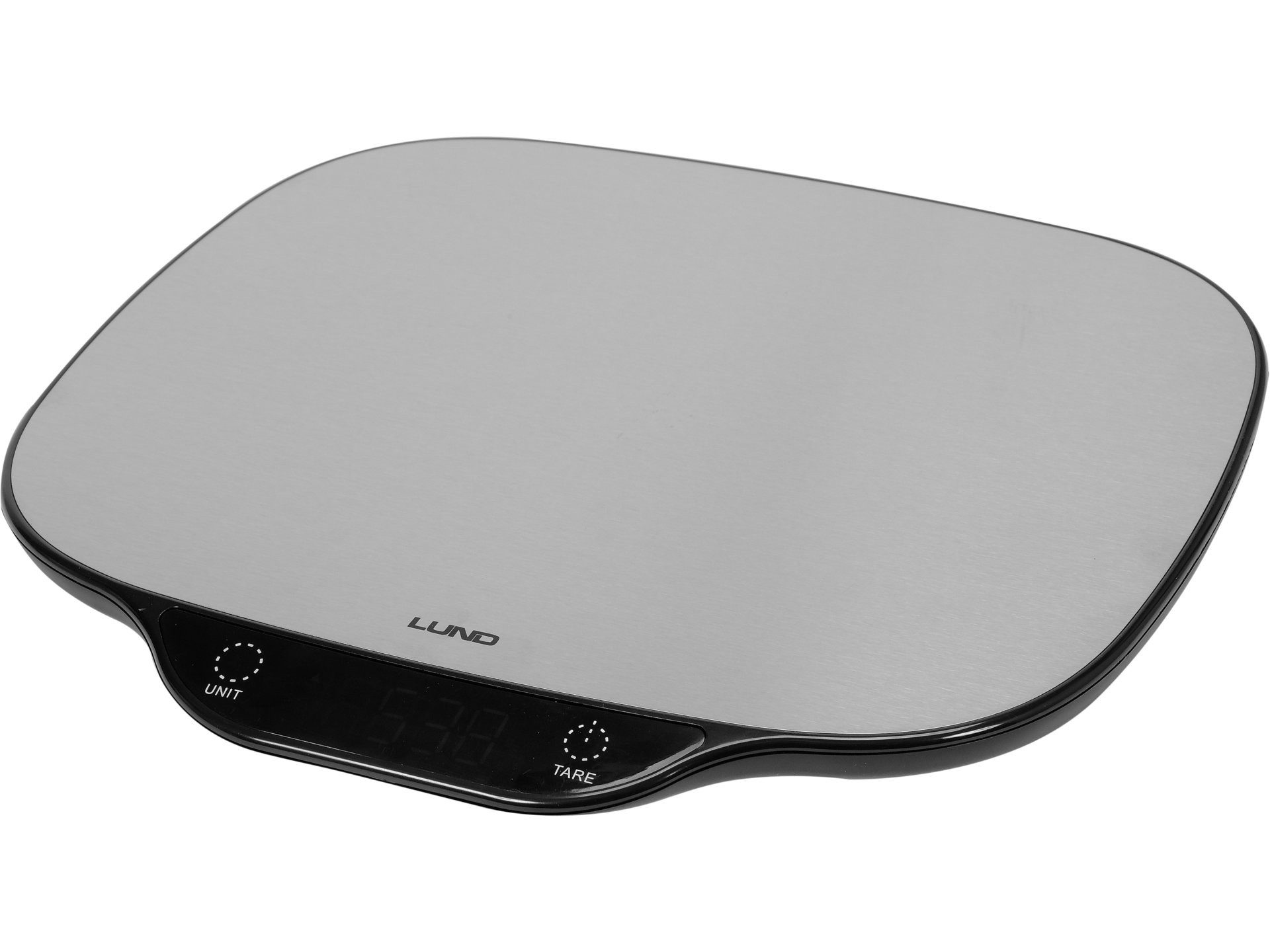 Lund Küchenwaage Große Edelstahl-Küchenwaage 27 x 25 cm, 5 kg