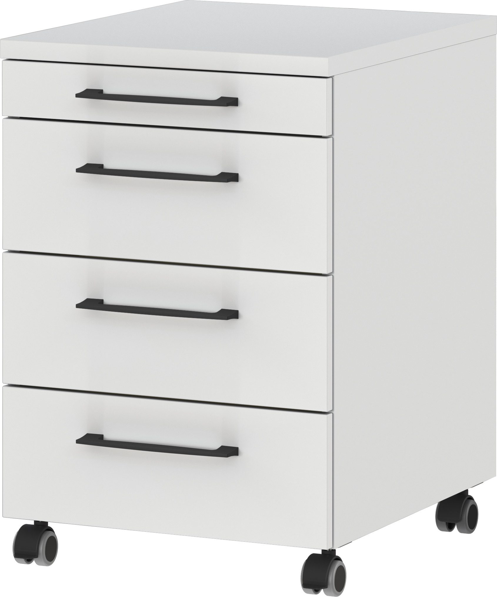 GERMANIA Büromöbel-Set Profi 3.0, Büromöbel-Set bestehend aus Schreibtisch und Rollcontainer