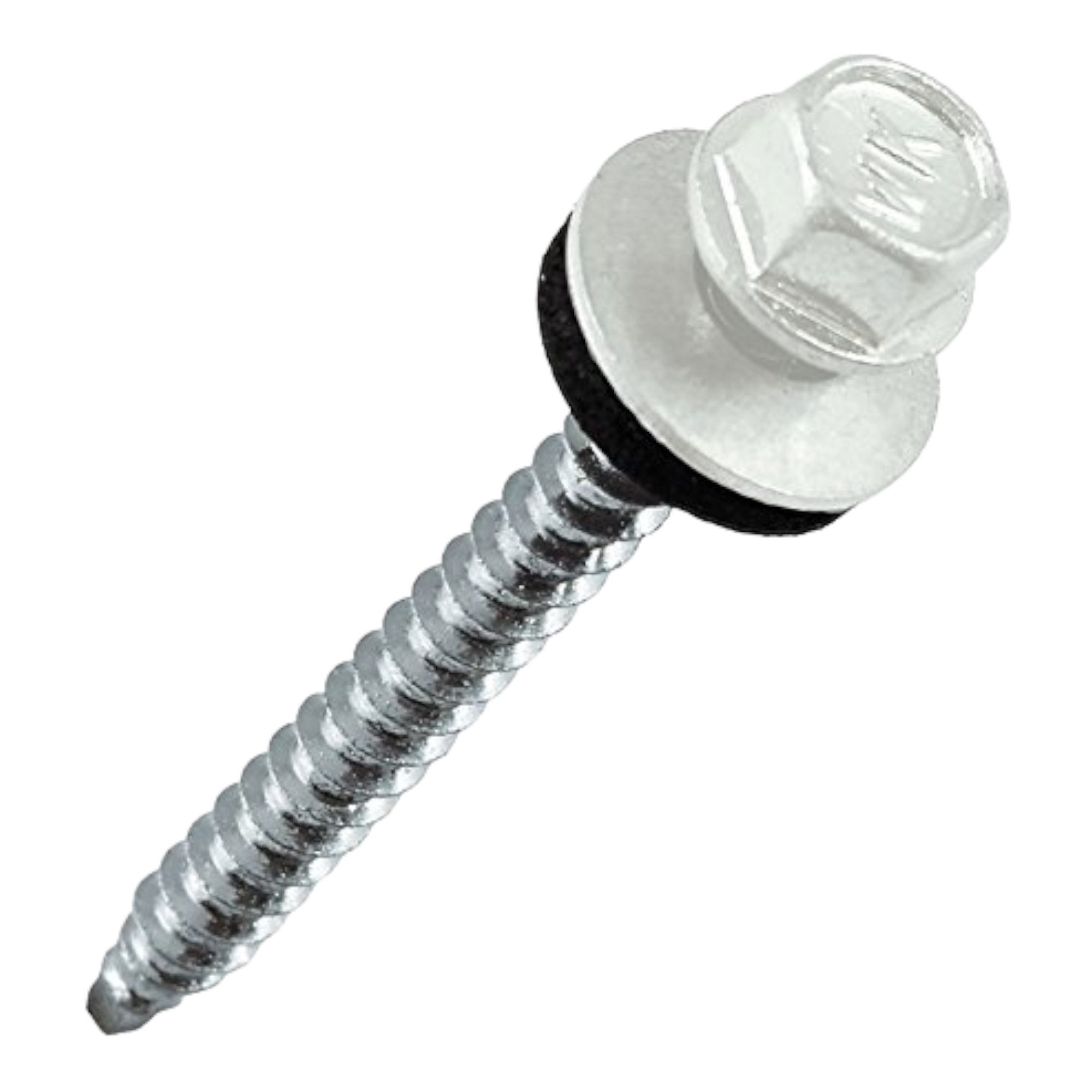 Schrauben-Set 250 Stück Trapezblechschrauben Bohrschrauben 4,8 x 35mm Ral 9010