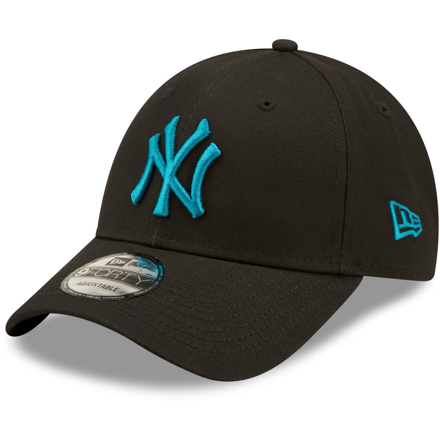 New Era Baseball Cap 9Forty Strapback New York Yankees schwarz