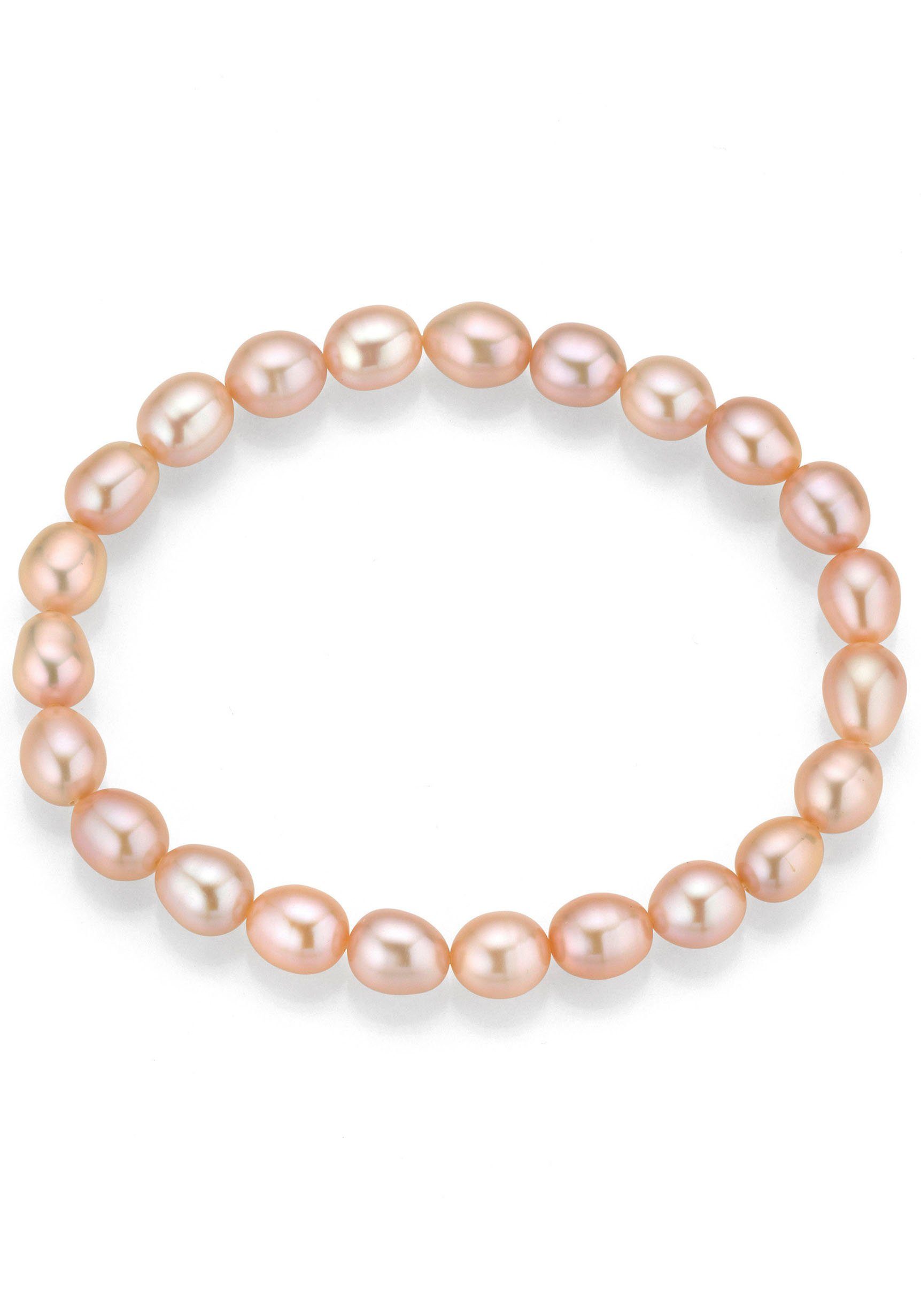 Firetti Perlenarmband Schmuck Geschenk Armschmuck Armkette Perle, Made in Germany - mit Süßwasserzuchtperle