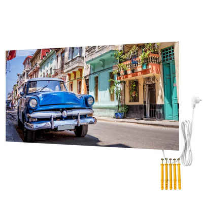 Bringer Infrarotheizung »Bildheizung«, rahmenlose Bild Infrarotheizung in premium Qualität, Wandheizung mit Thermostat & WIFI, 450, 800 oder 1000 Watt - Havanna, Kuba