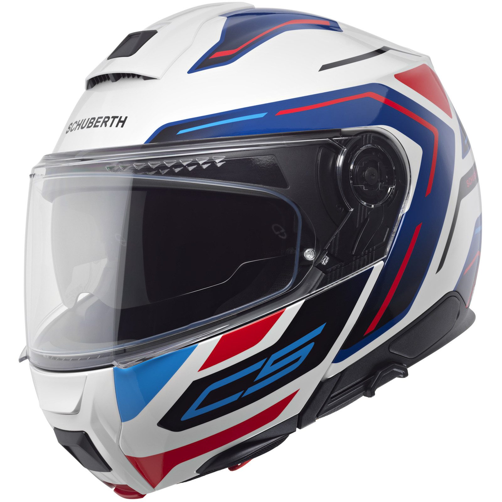 Schuberth Motorradhelm Schuberth C5 Klapphelm Omega White (1er Set)