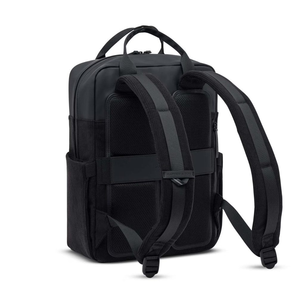 Kapten & Son Rucksack Bergen Pro Cord, Laptopfach, Antidiebstahlfach, Kofferbefestigung