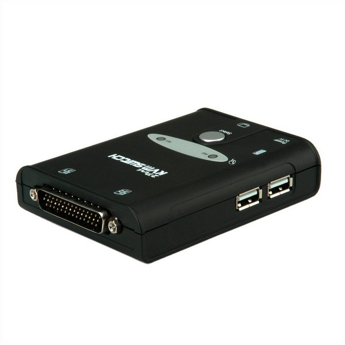 VALUE KVM Switch "Star" 1U - 2 PCs HDMI USB Computer-Adapter