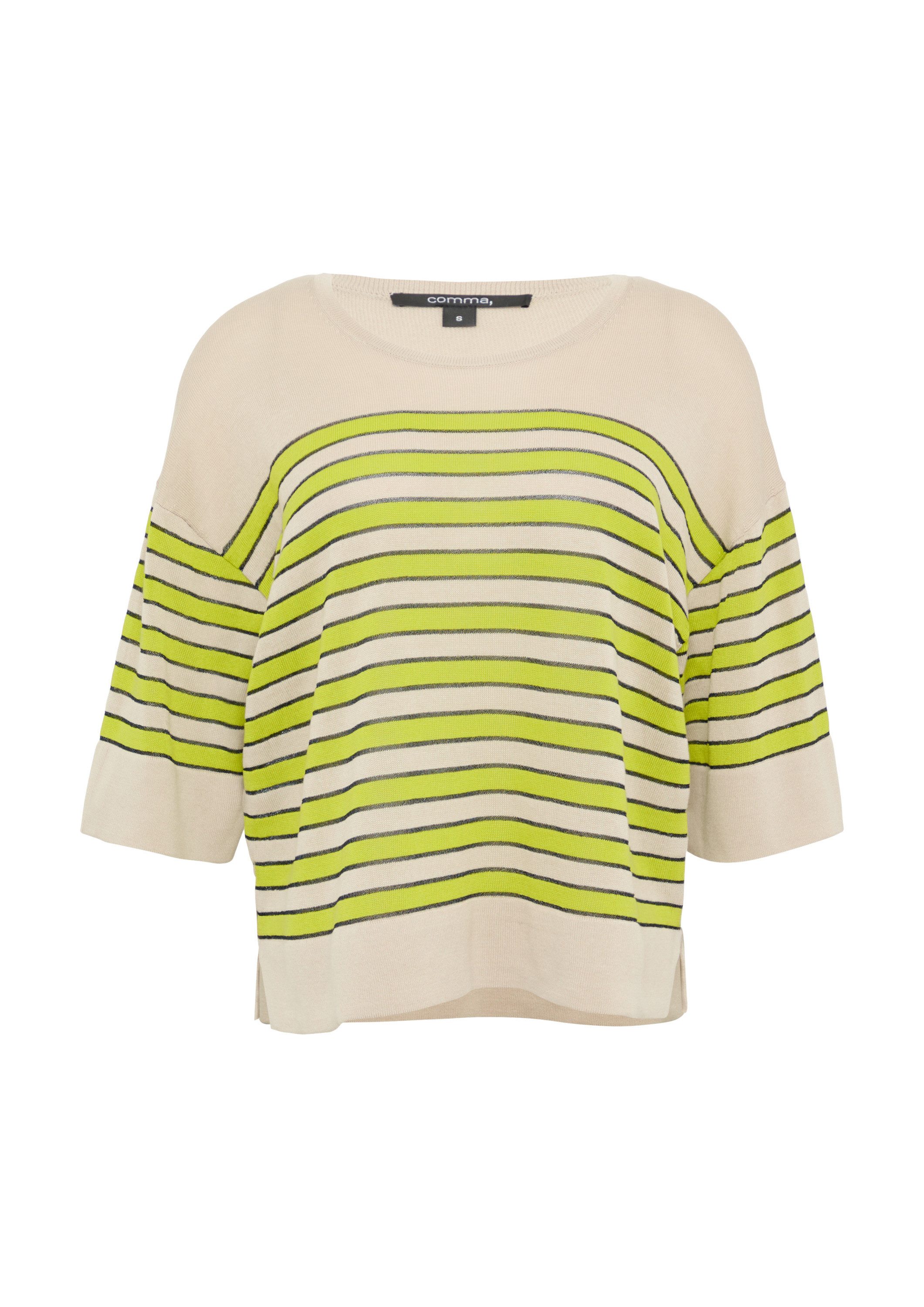 comma 3/4 Arm-Pullover Strickpullover (1-tlg) günstig online kaufen
