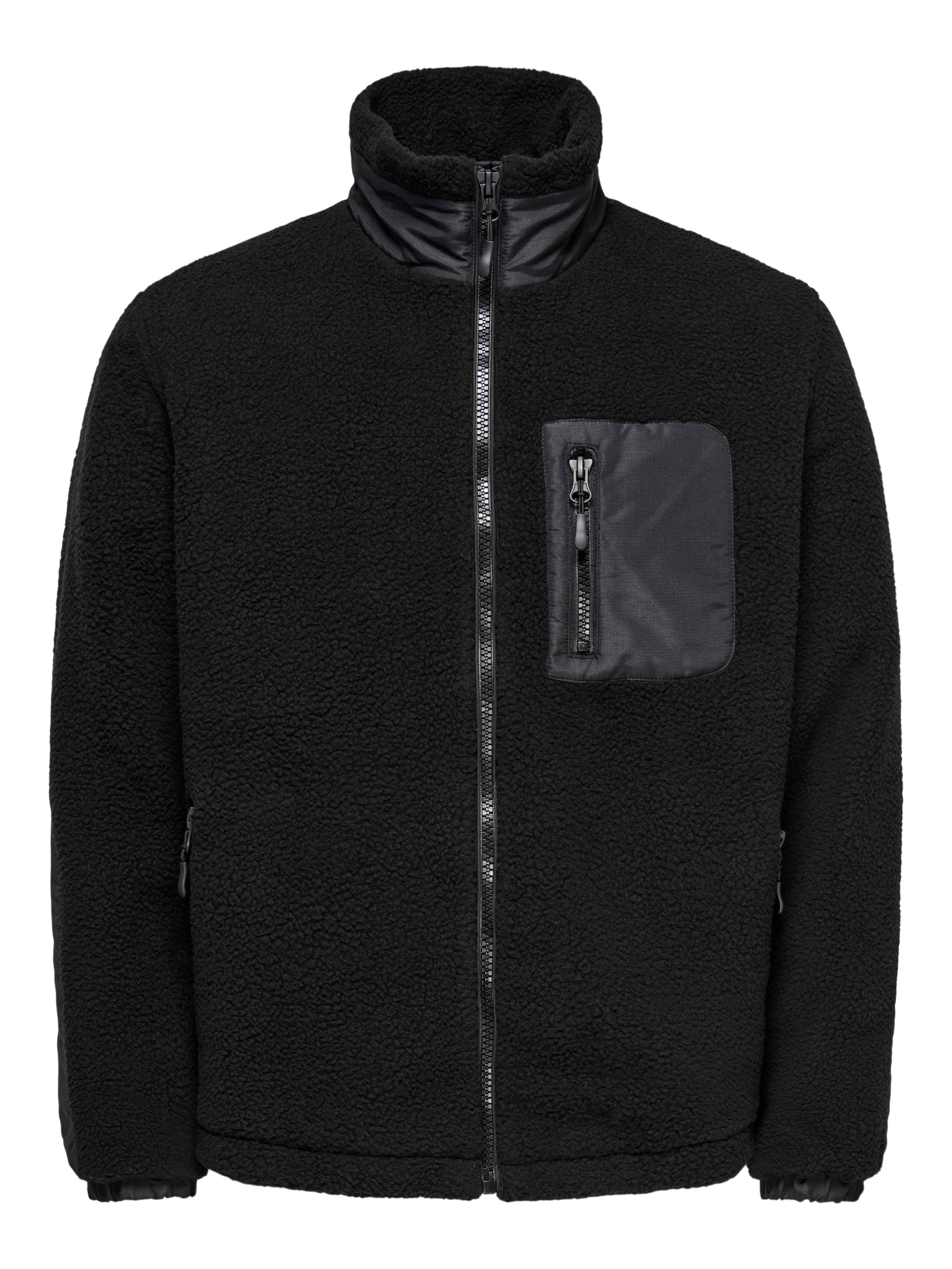 ONLY & SONS Kurzjacke ONSTYRO PADDED SHERPA JACKET NOOS Polyester, regular fit – Bild 5 von 5