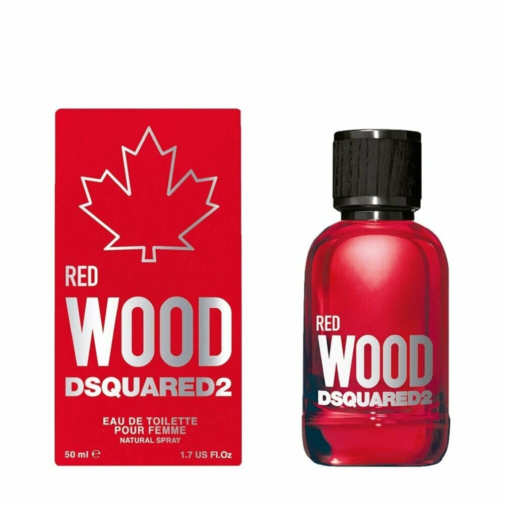 Eau (50 Red Dsquared2 de ml) Toilette de Eau Wood Parfum Dsquared2