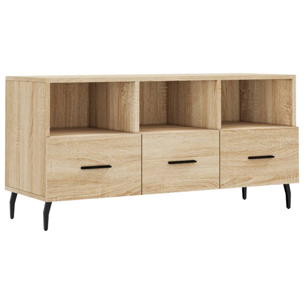 furnicato cm 102x36x50 Holzwerkstoff TV-Schrank Sonoma-Eiche