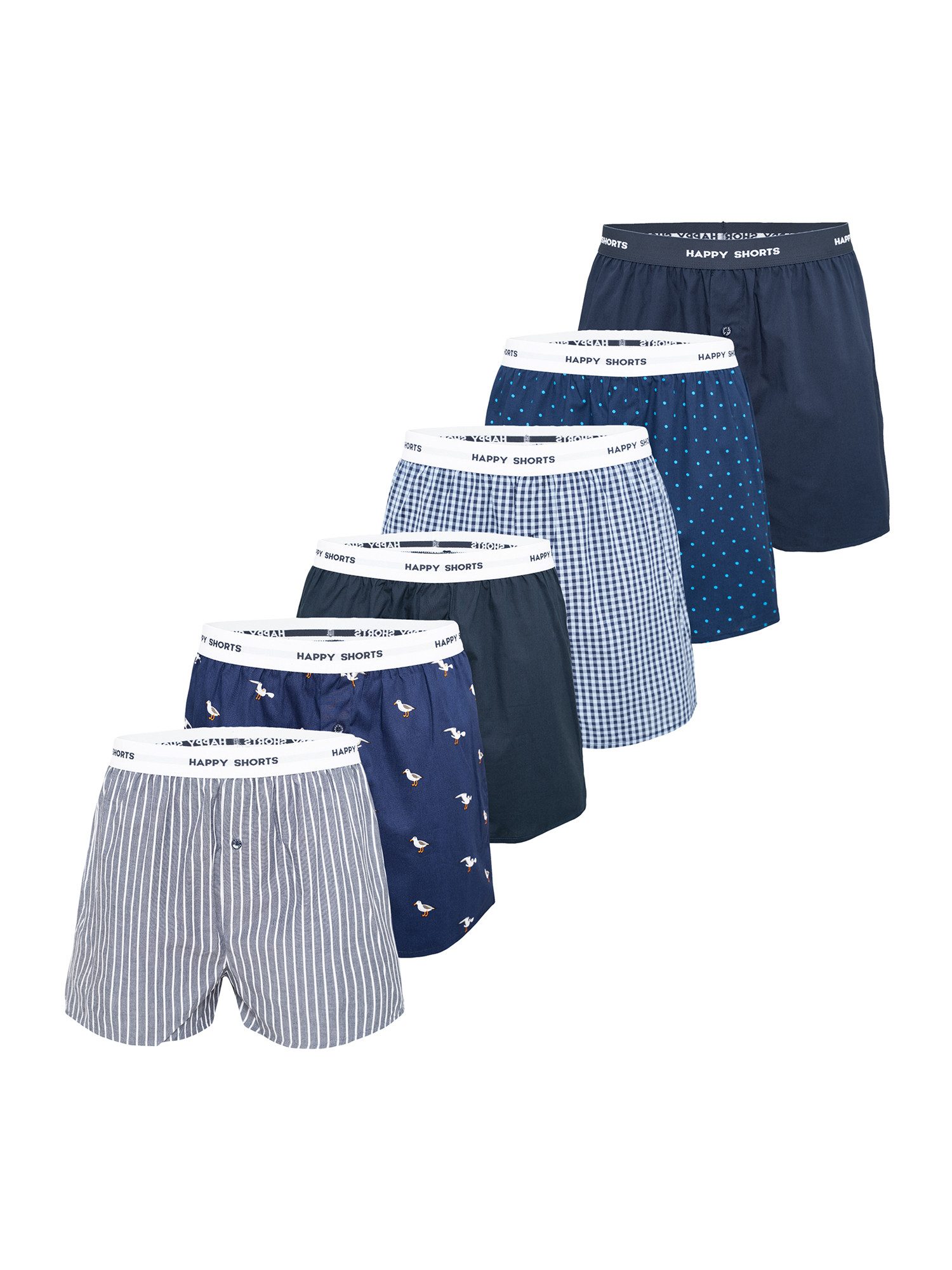 HAPPY SHORTS Boxer Mix (6-St) günstig online kaufen