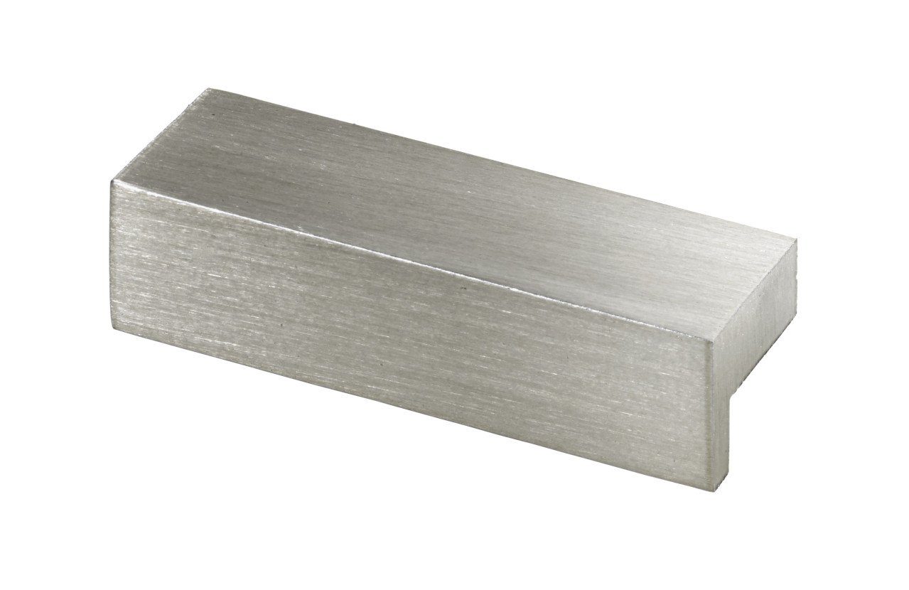 Möbelgriff Hettich Möbelgriff Aluminium Edelstahl Optik 13 x