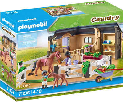 Playmobil® Konstruktions-Spielset Reitstall (71238), Country, (136 St), Made in Germany