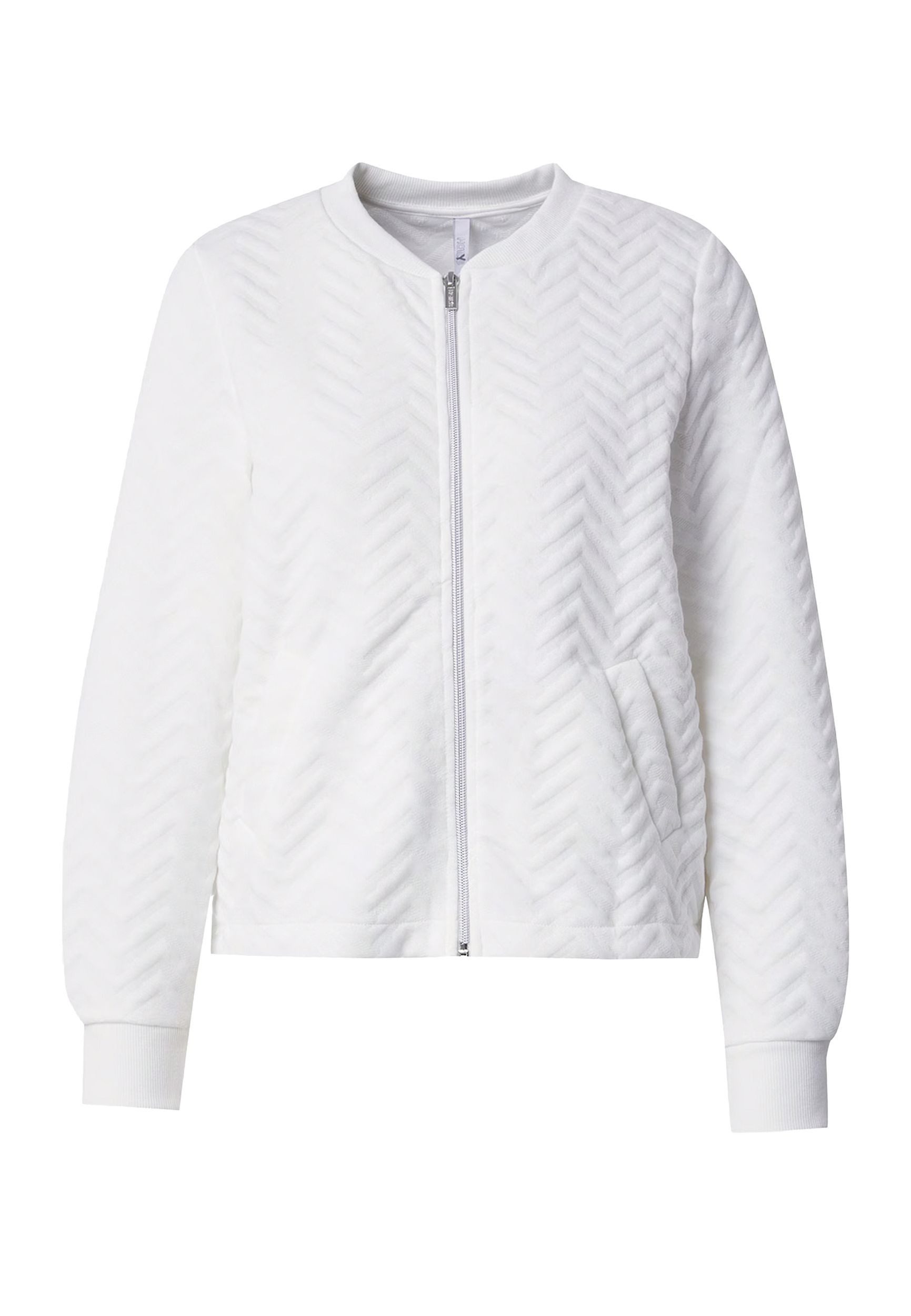 HaILY’S Trainingsjacke Strukturiertes Zickzack-Muster mit bequemem günstig online kaufen
