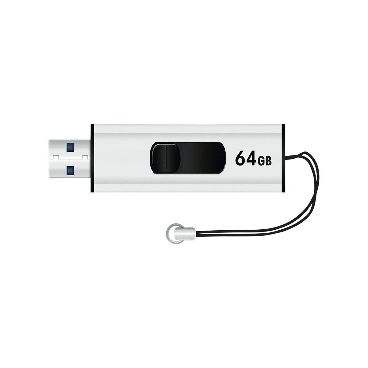 Otto Office Premium USB-Stick (Lesegeschwindigkeit 50 MB/s, mit Schiebemechanismus und Schlüsselanhänger)