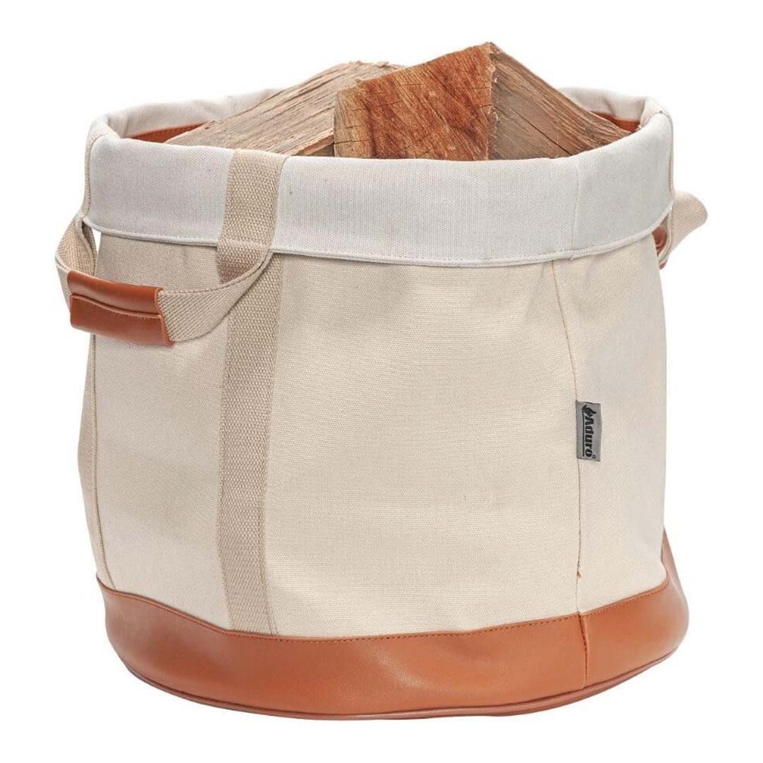 ADURO Kaminholzkorb Holztasche Aduro Proline beige