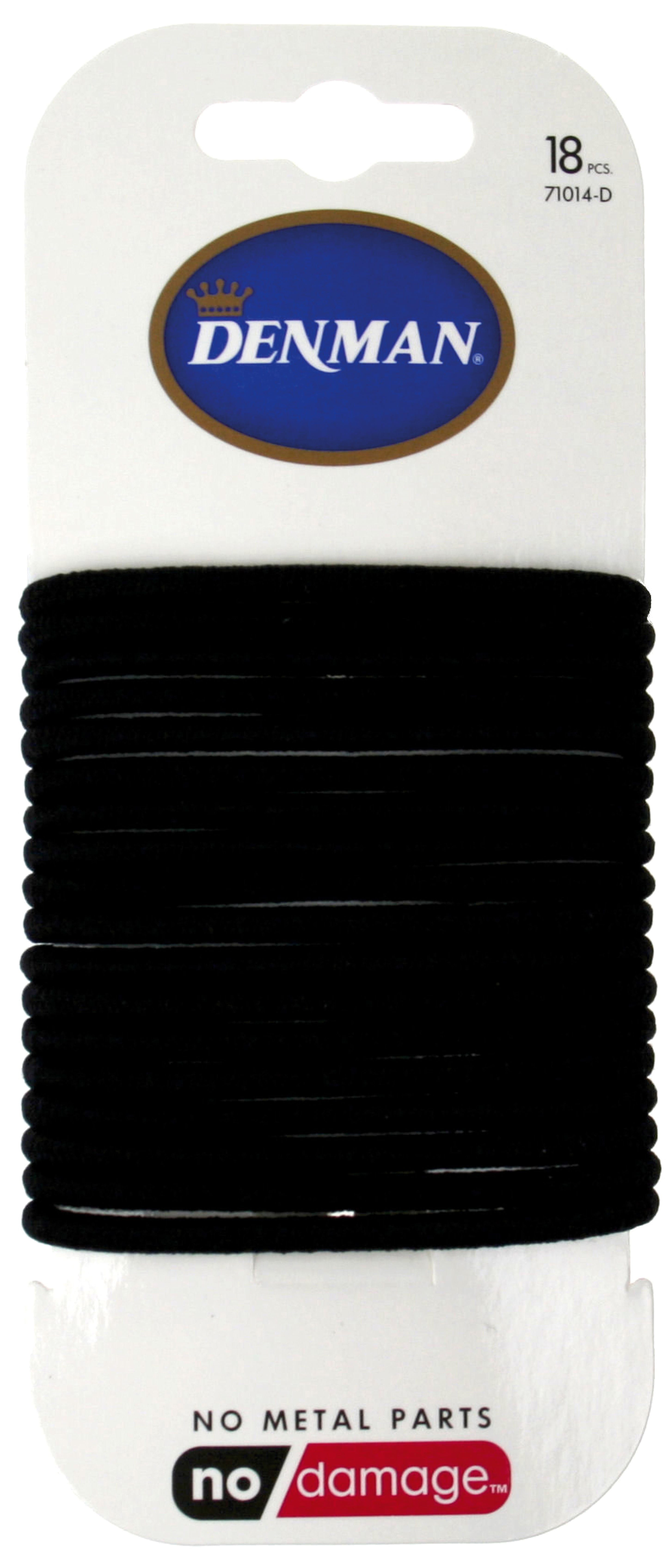 DENMAN Haargummi Denman Zopfgummis 4 mm, 18er Karte