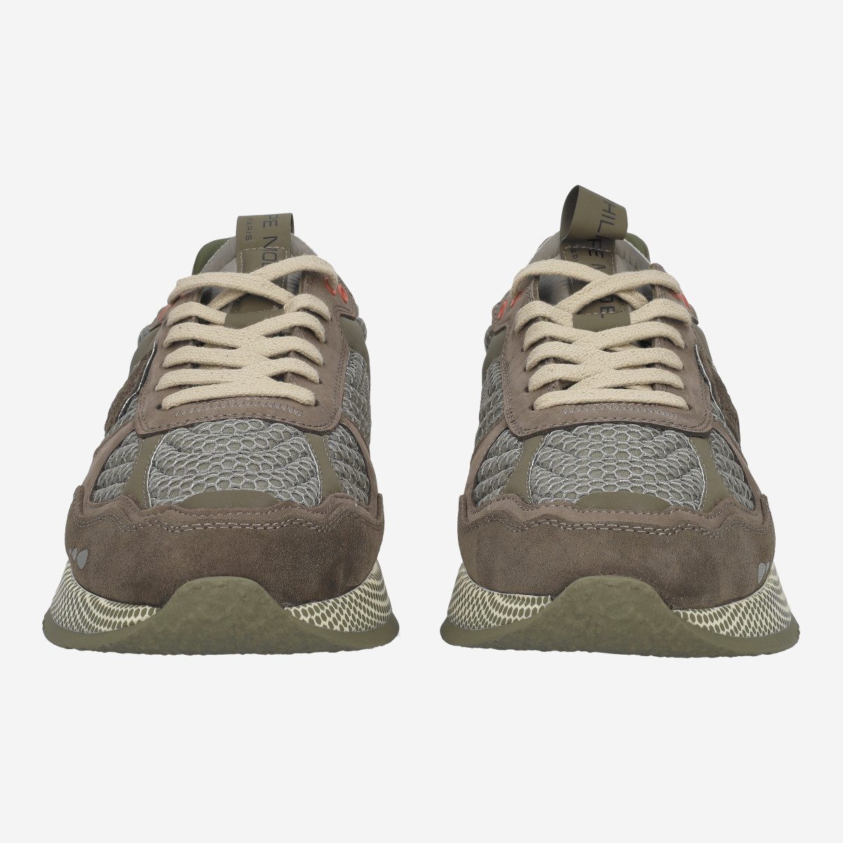 PHILIPPE MODEL Philippe Model OLYMPIQUE LOW, Sneaker, Grün kombiniert, Herren Sneaker