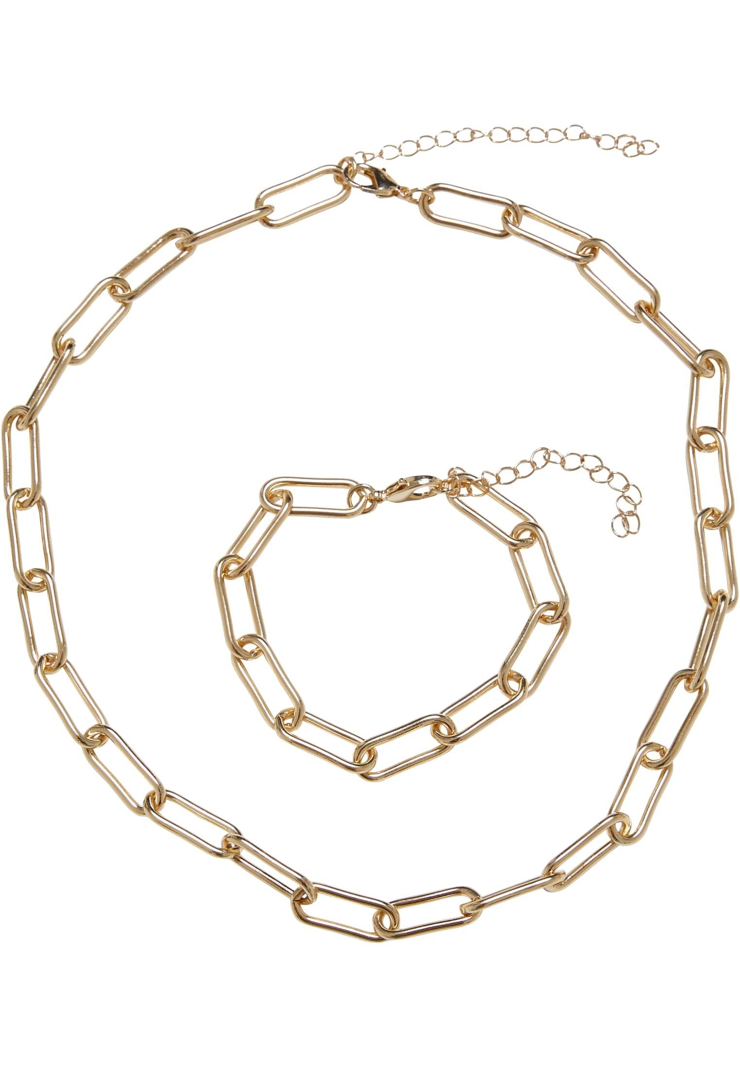 URBAN CLASSICS Armband Ceres Basic Bracelet And Necklace