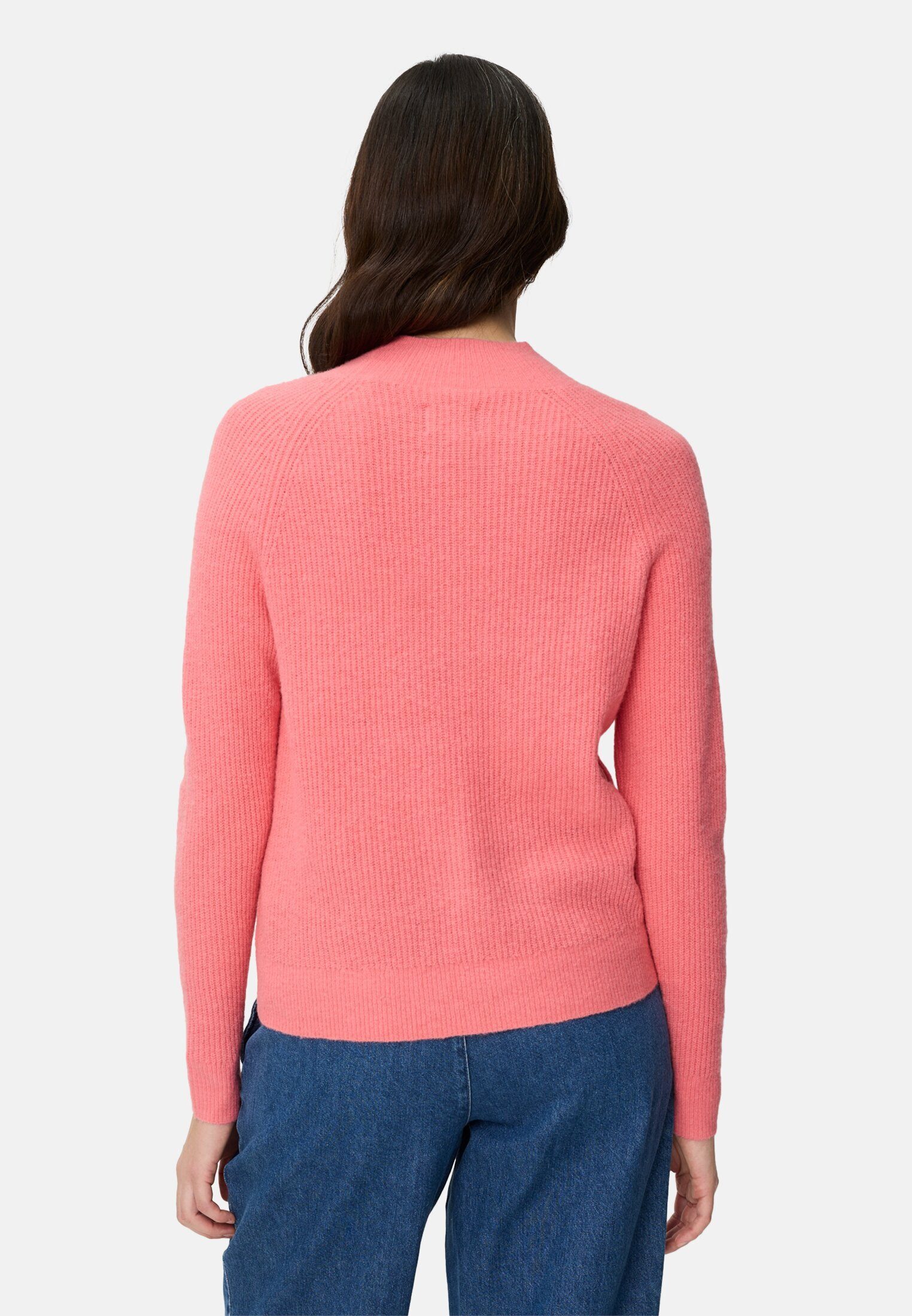 camel active Strickpullover mit Raglanärmeln Langarm Markenlabel