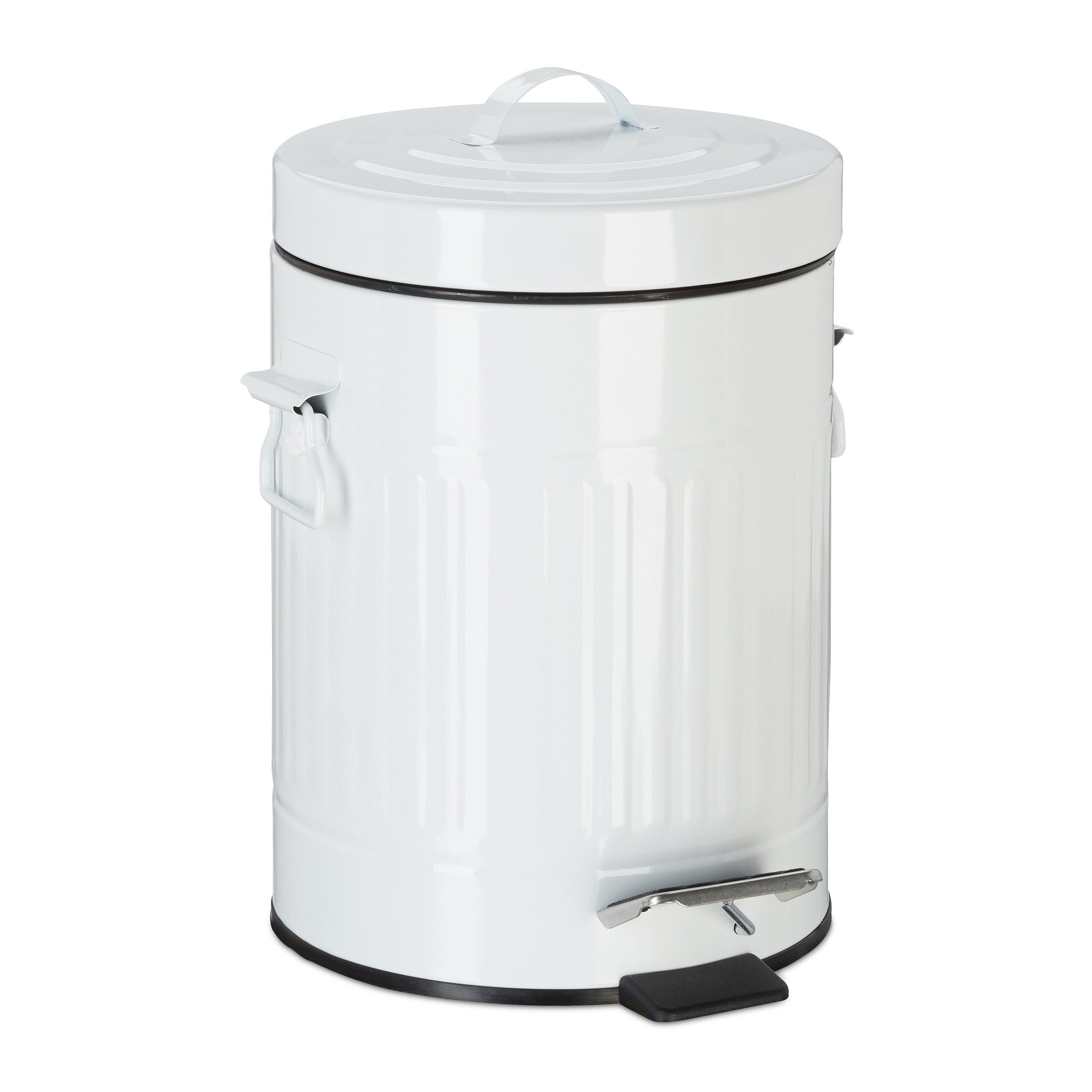 relaxdays Treteimer Vintage, 5 Liter