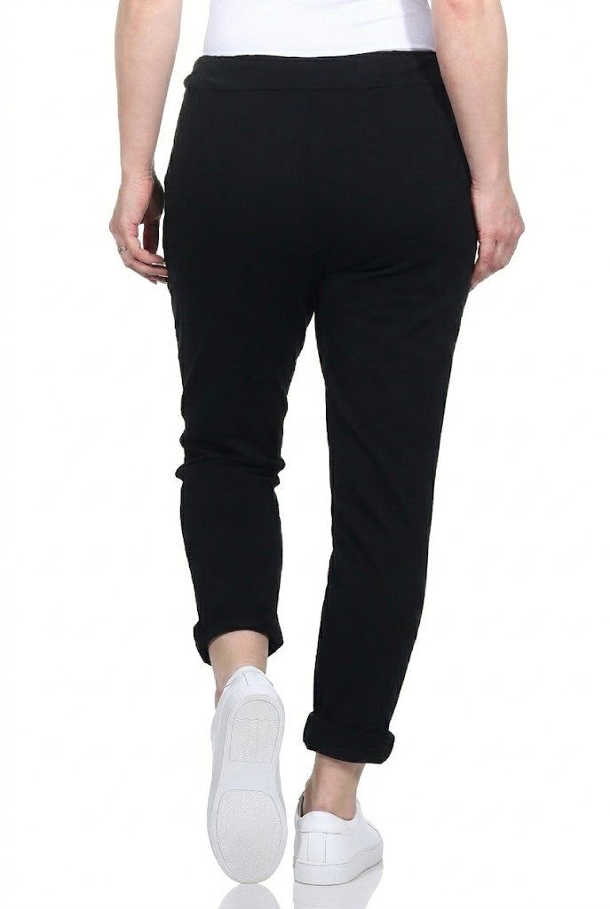 CLEO STYLE Jogginghose Damen Jogginghose 94 Schwarz günstig online kaufen
