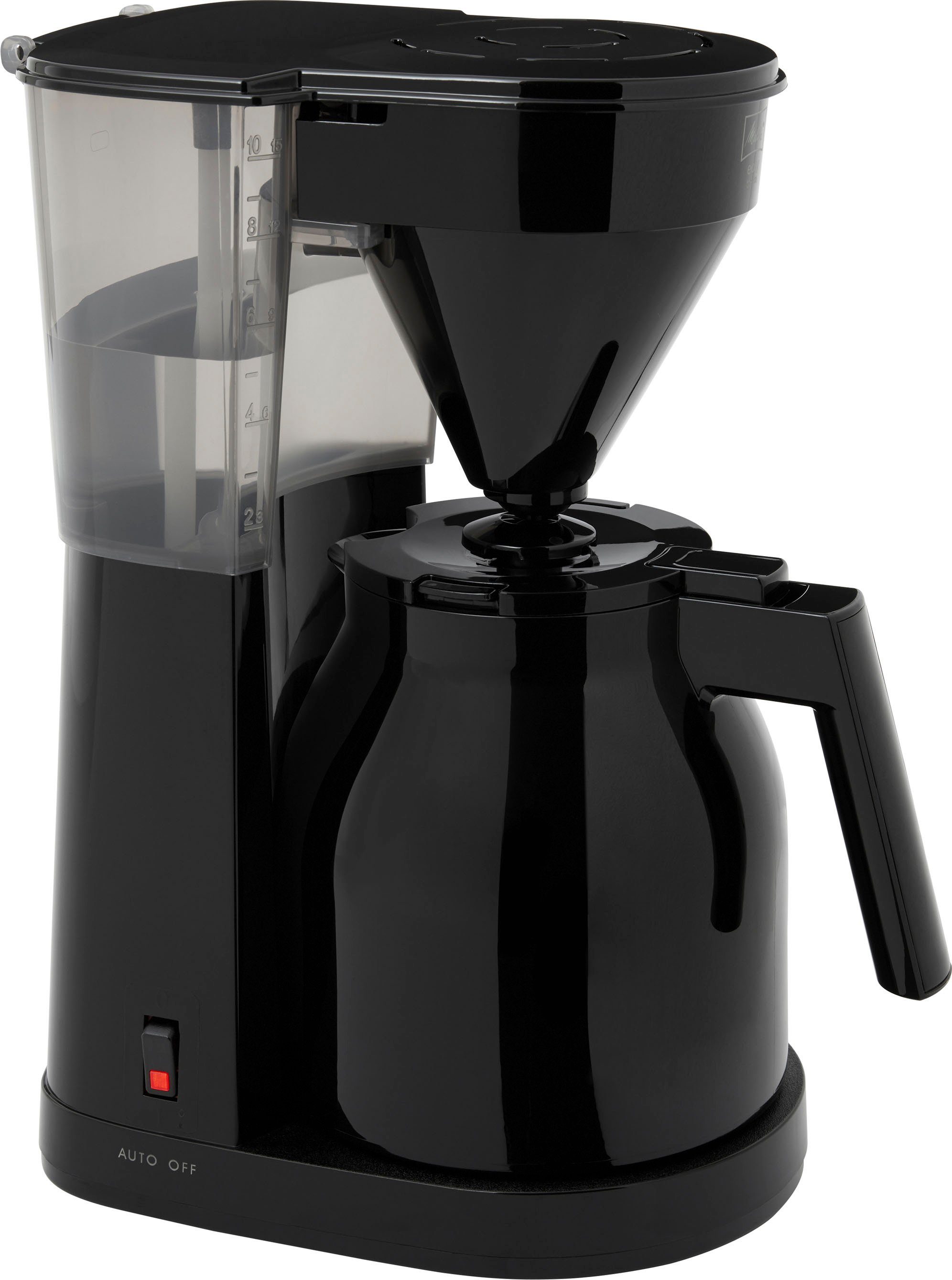 Melitta Filterkaffeemaschine Easy Therm 1023-06, Papierfilter 1x4 schwarz