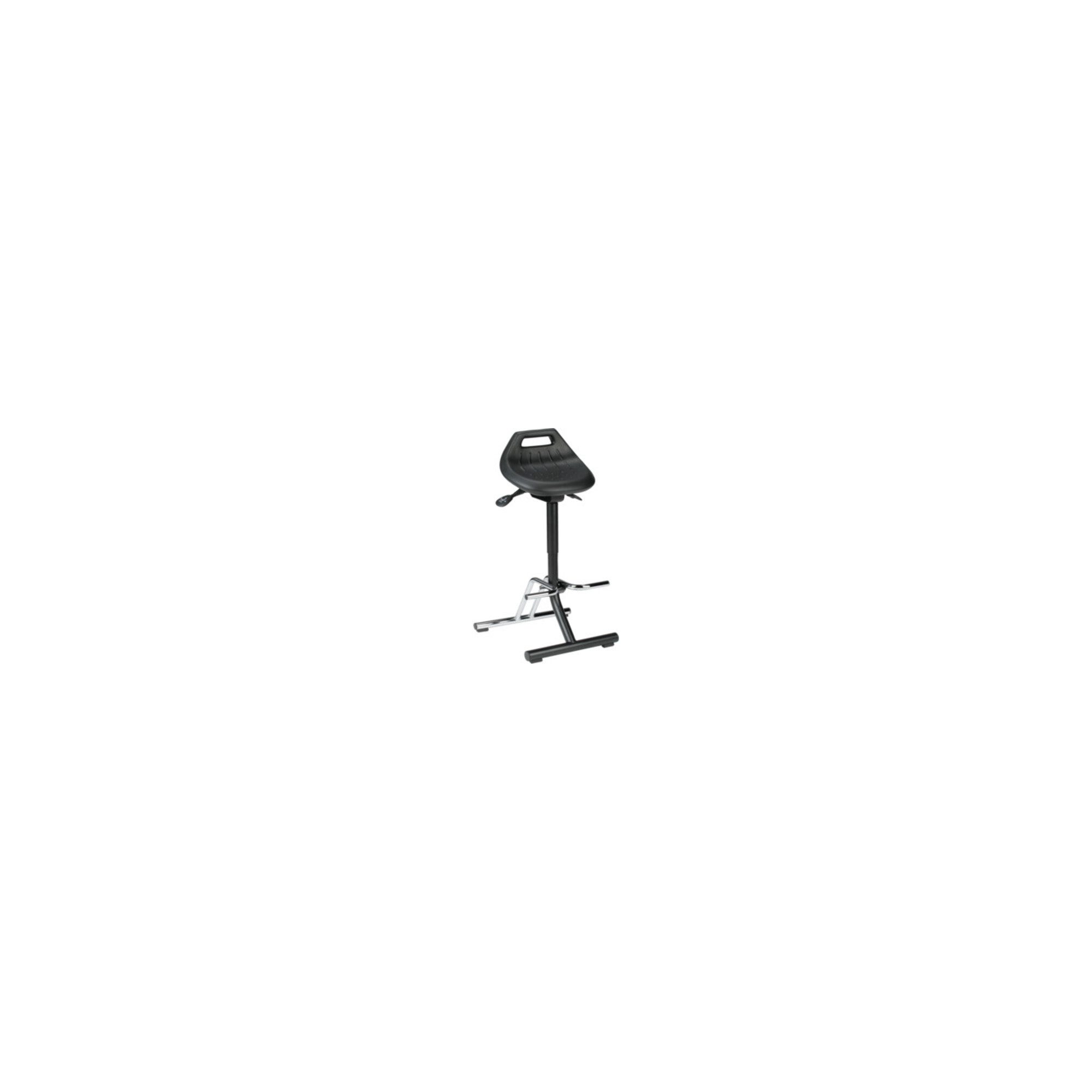 bimos Bürostuhl bimos Industriestehhilfe PU-Sitz klappbar Sitzhöhe 640-840 mm