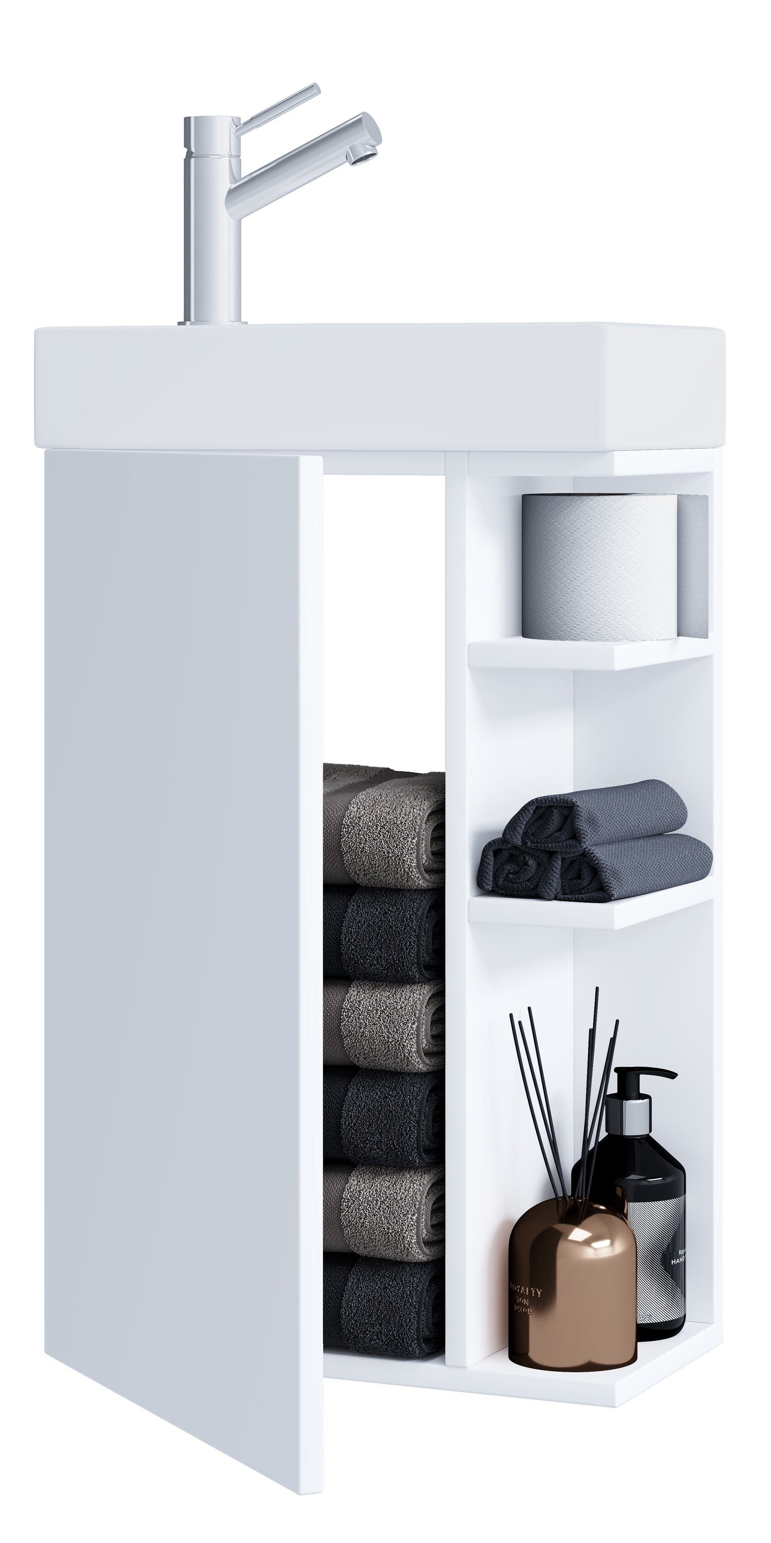 VCM Waschtisch 2-tlg Gäste WC Waschplatz günstig online kaufen
