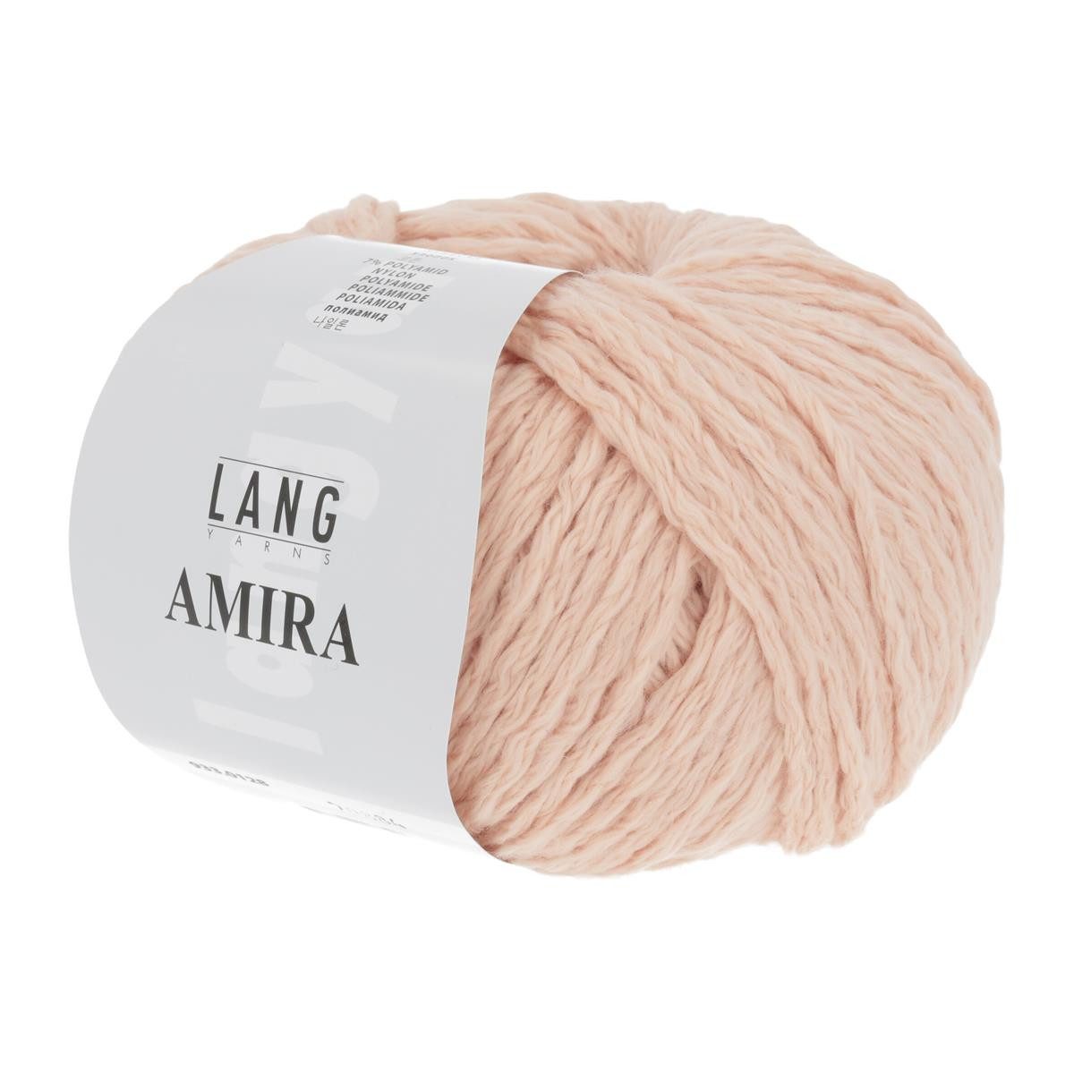 LANG YARNS Amira 0128 lachs hell Häkelwolle, 100 m