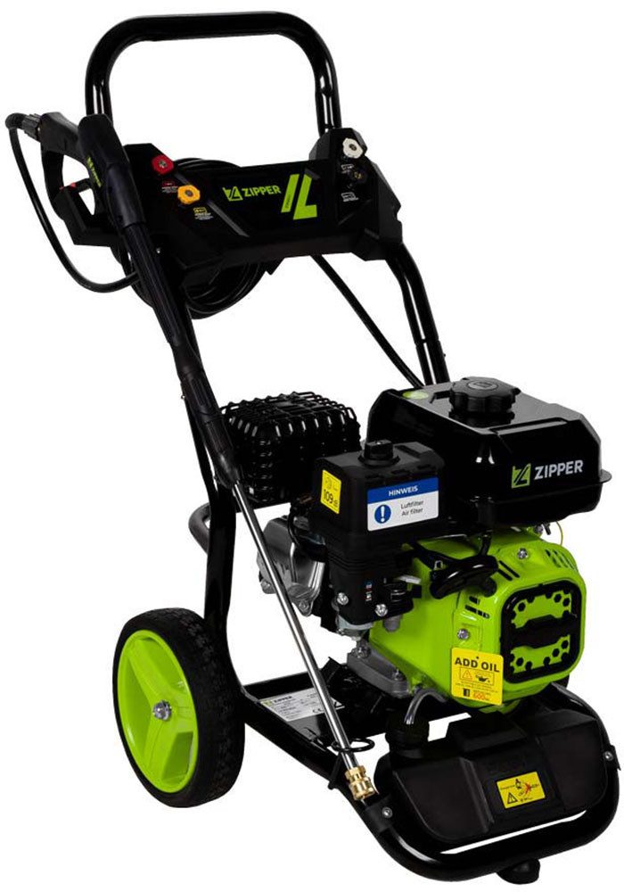 ZIPPER Hochdruckreiniger, Fördermenge max: 552 l/h, leistungstarker Benzinmotor (4,5 kW, 223 cm)