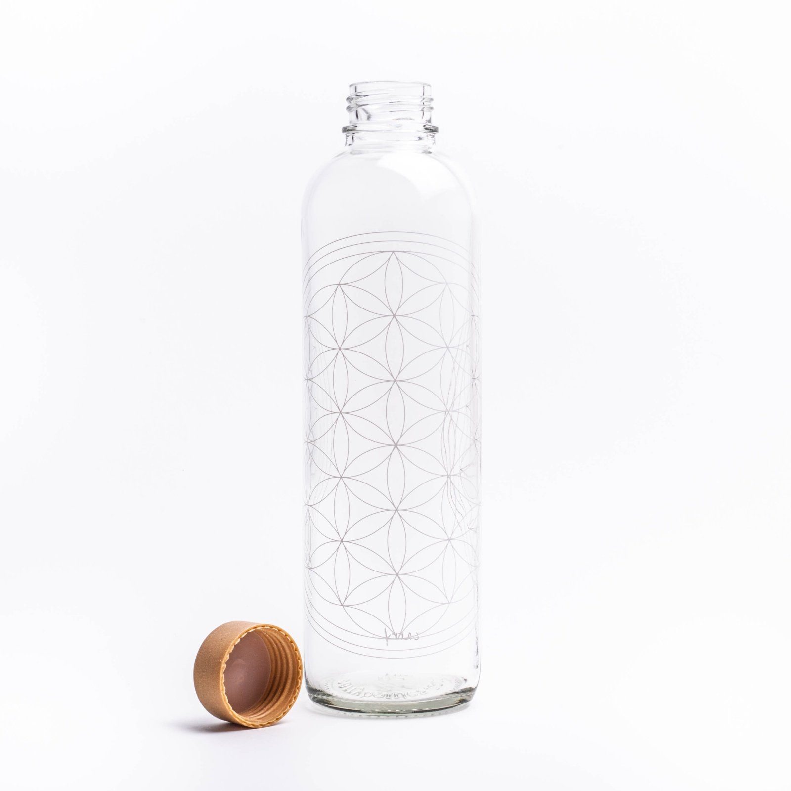 yogabox CARRY produziert LIFE 1 l Regional OF FLOWER GLAS, Trinkflasche