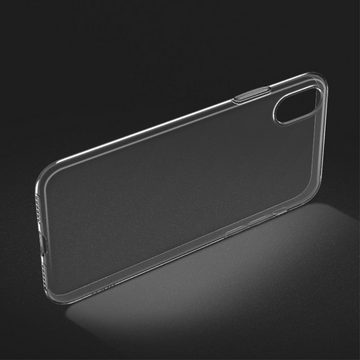 König Design Handyhülle Apple iPhone XS Max, Apple iPhone XS Max Handyhülle Ultra Dünn Bumper Backcover Transparent