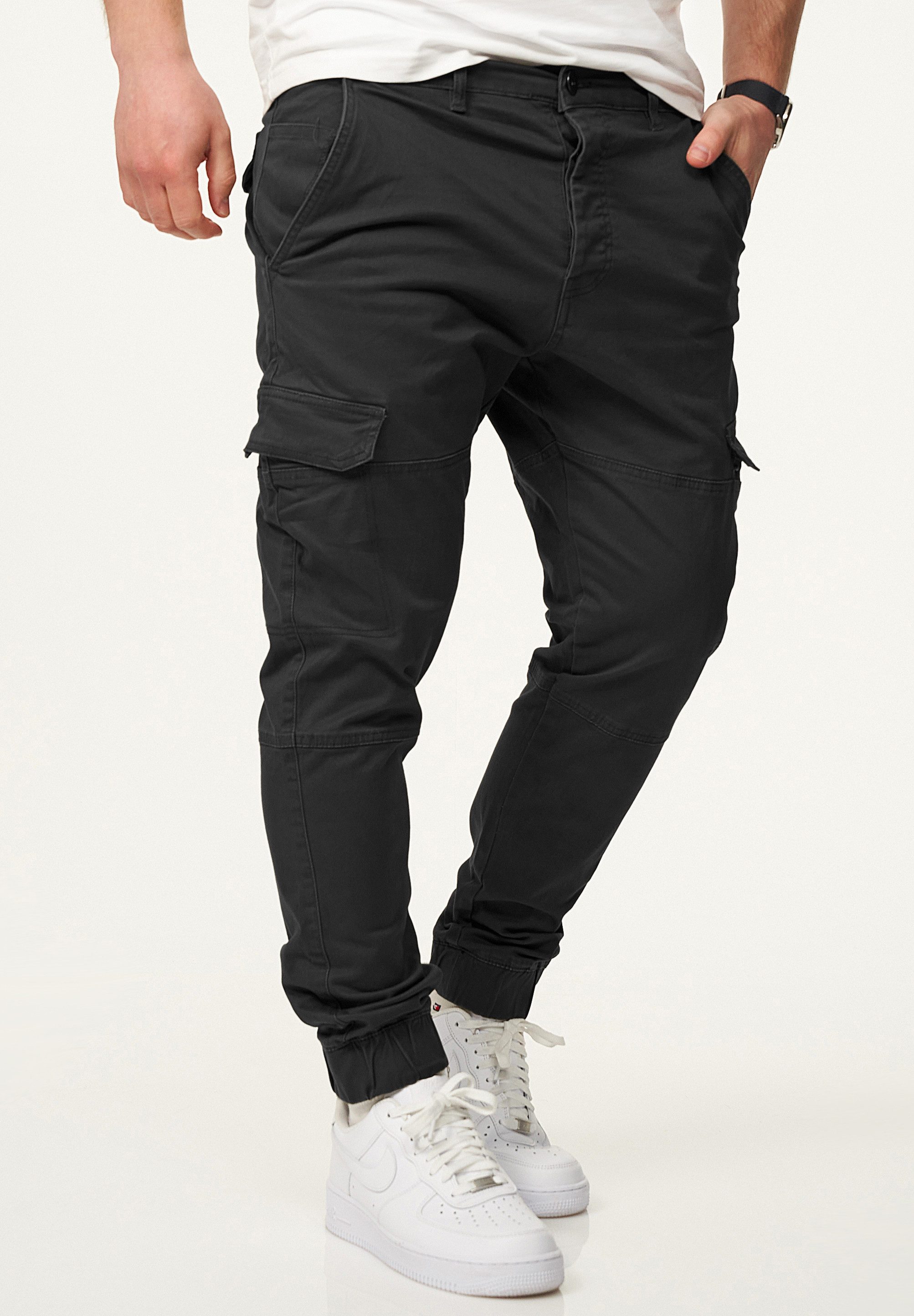 DAILY COTTON Cargohose mit elastischen Beinbündchen günstig online kaufen