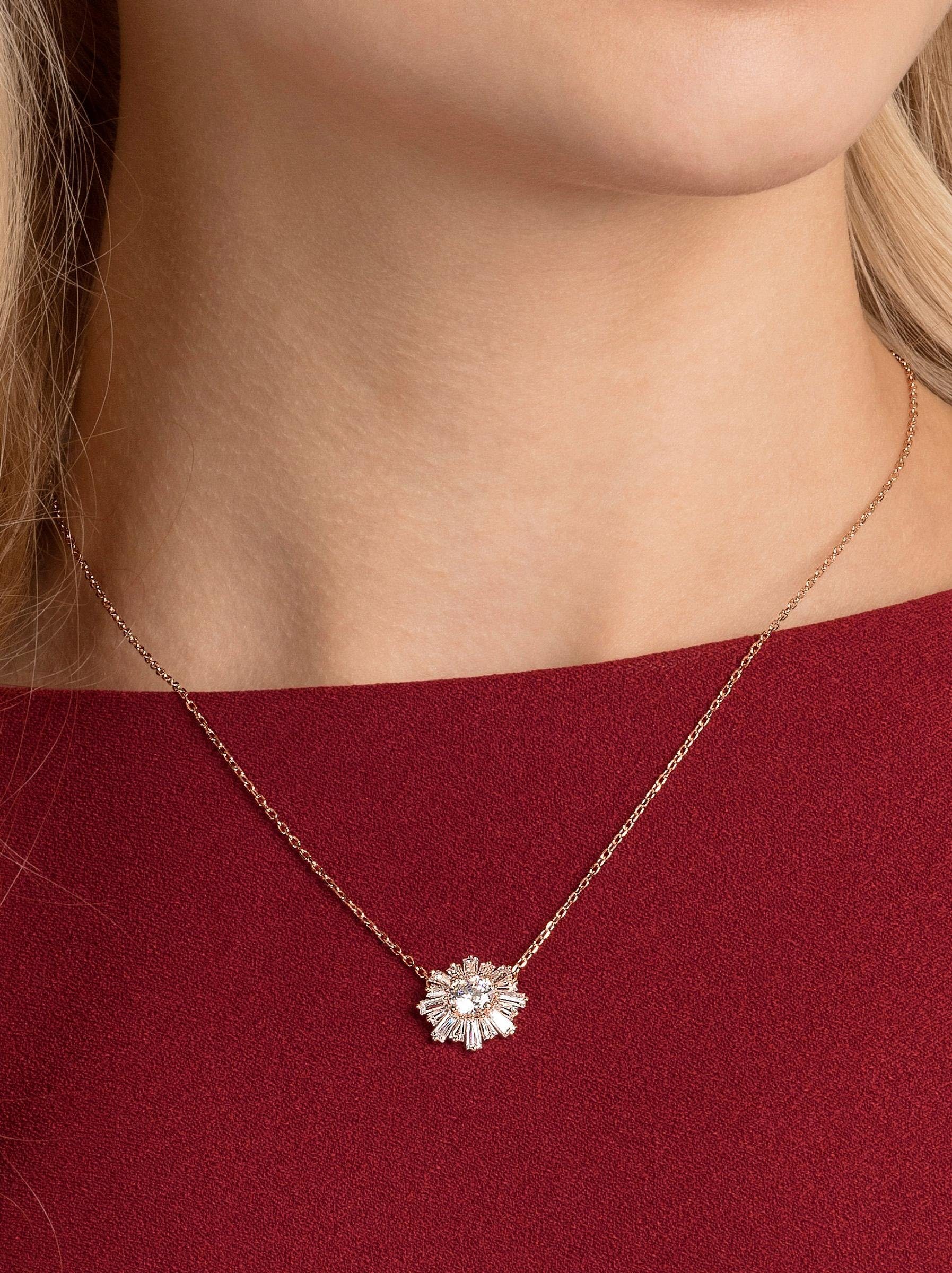 Swarovski Kette mit Anhänger Sunshine, ...