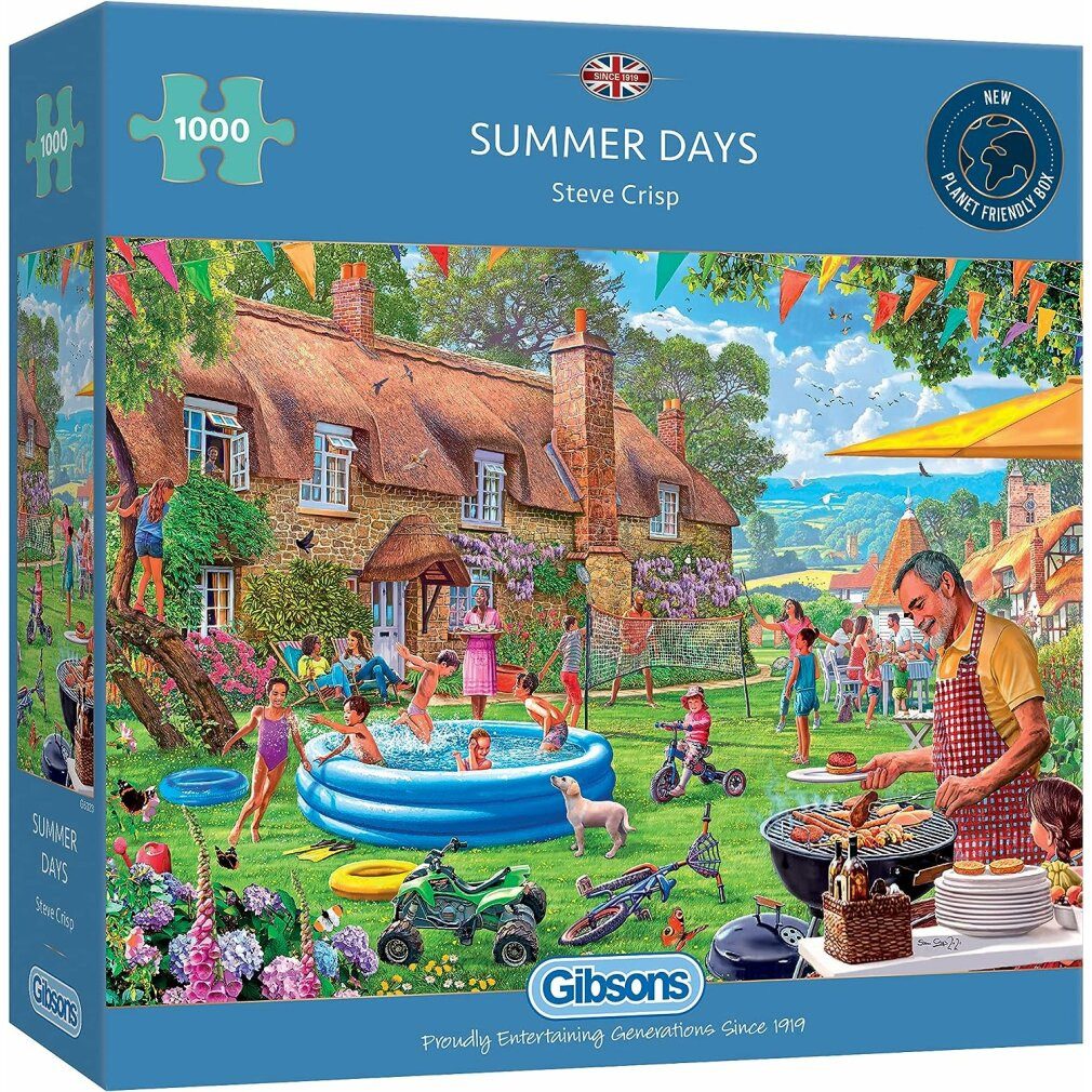 GIBSONS Пазлы Пазлы Sommertage 1000 Teile, Пазлыteile