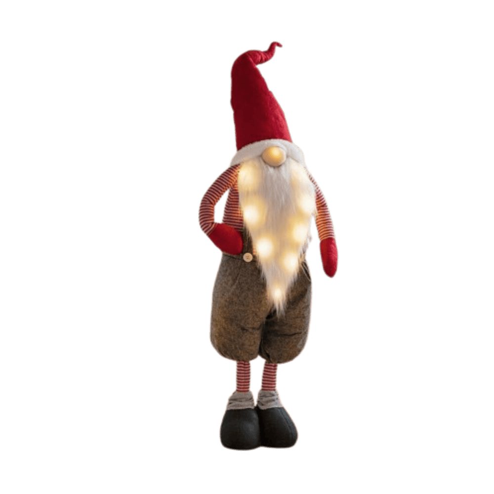 LED-Dekofigur LED Wichtel groß Deko Weihnachtsmann Santa Weihnachten Figur 138 cm