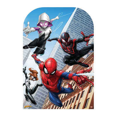 empireposter Dekofigur Spider-Man - Web Warriors Stand In Pappaufsteller Standy - 95x136 cm