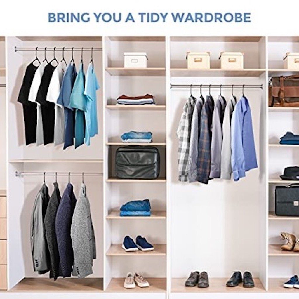 House Day Kleiderbügel Kunststoff, Kleiderbügel Platzsparend, (24-tlg), Strapazierfähig Bügel, 100% Recyclingmaterial